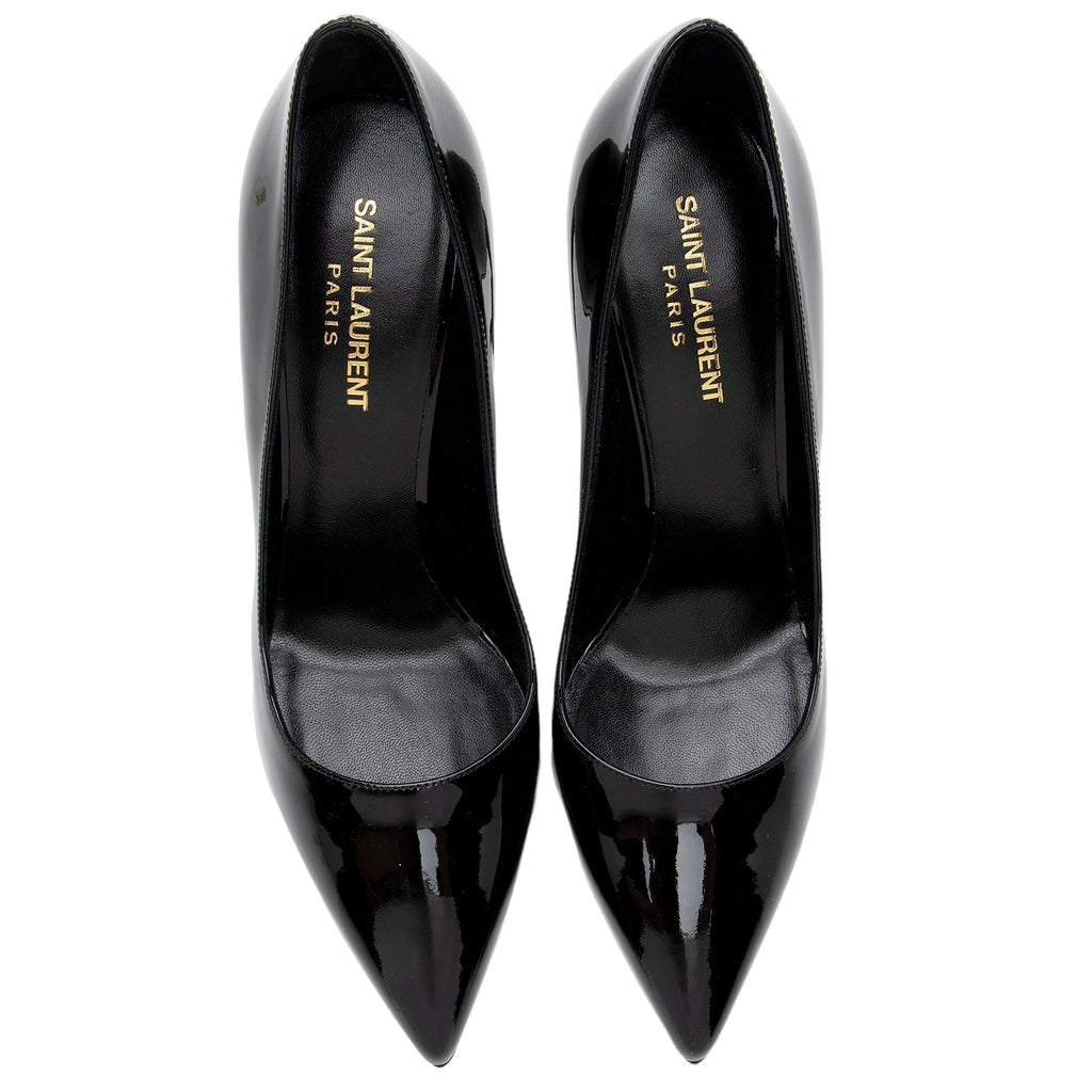 Saint Laurent Patent Leather Paris Pumps - Size 8.5 / 38.5 (SHF-fCSL0z)