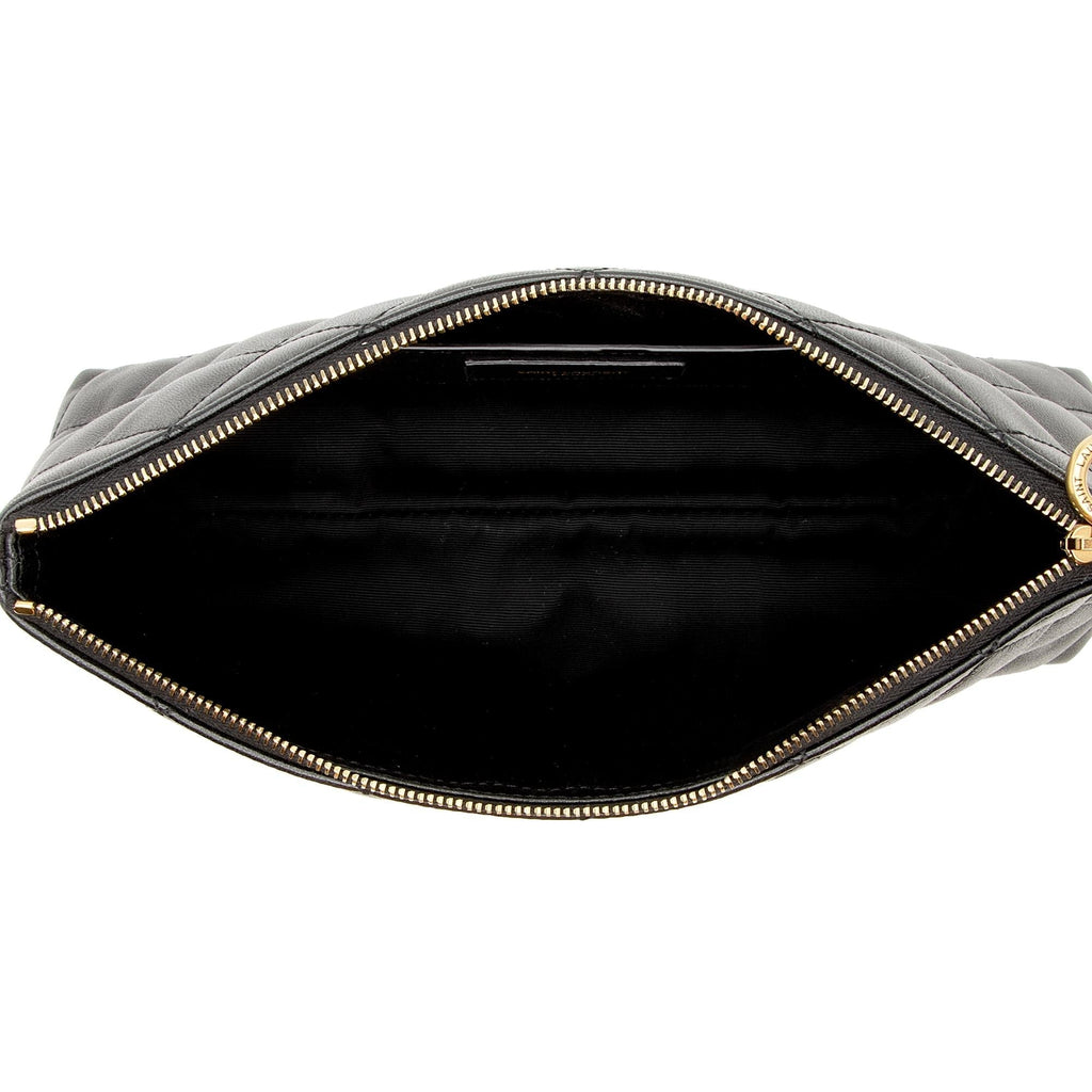 Saint Laurent Quilted Lambskin Pouch (SHF-22668)