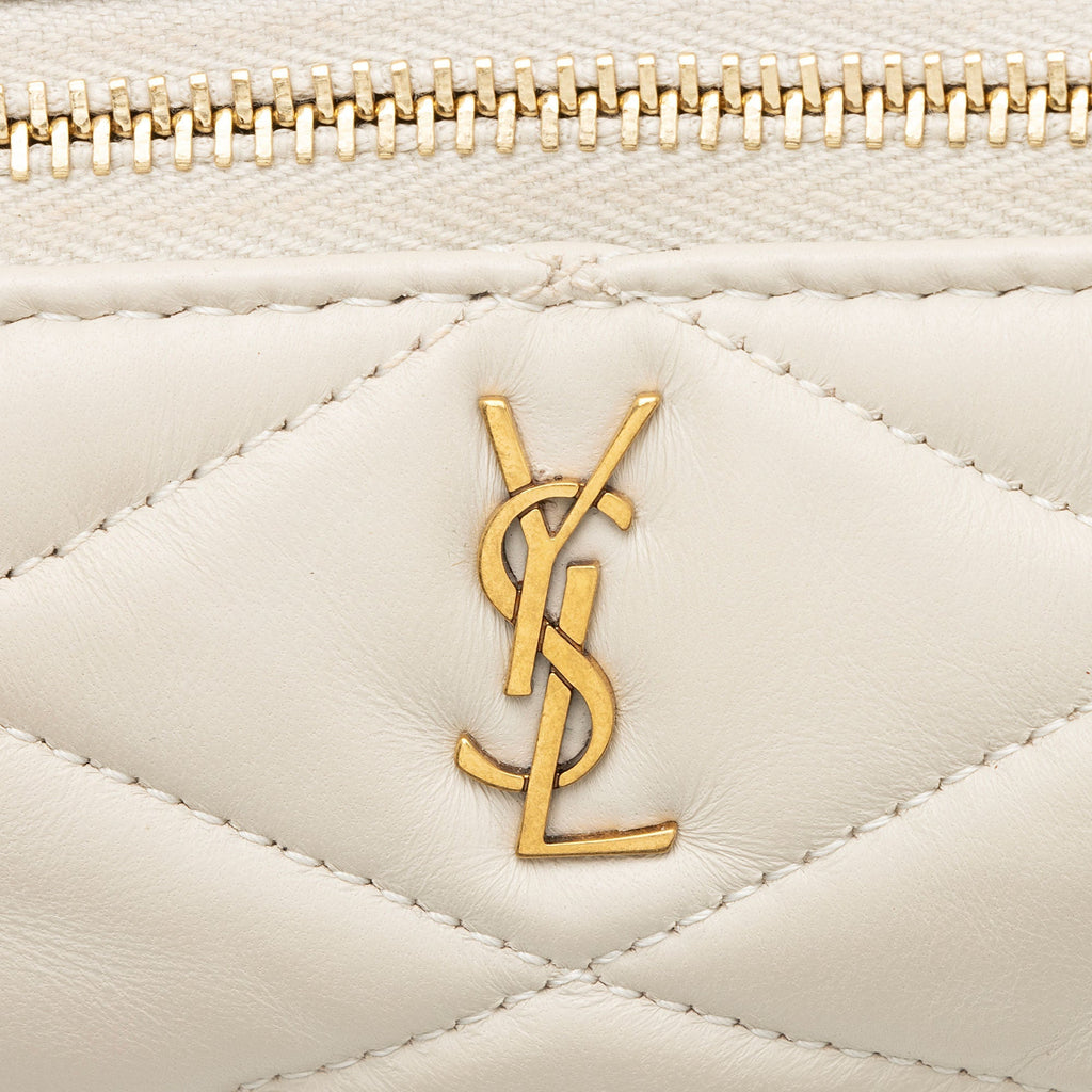 Saint Laurent Quilted Lambskin Sade Mini Tube Bag (SHF-SBssyh)