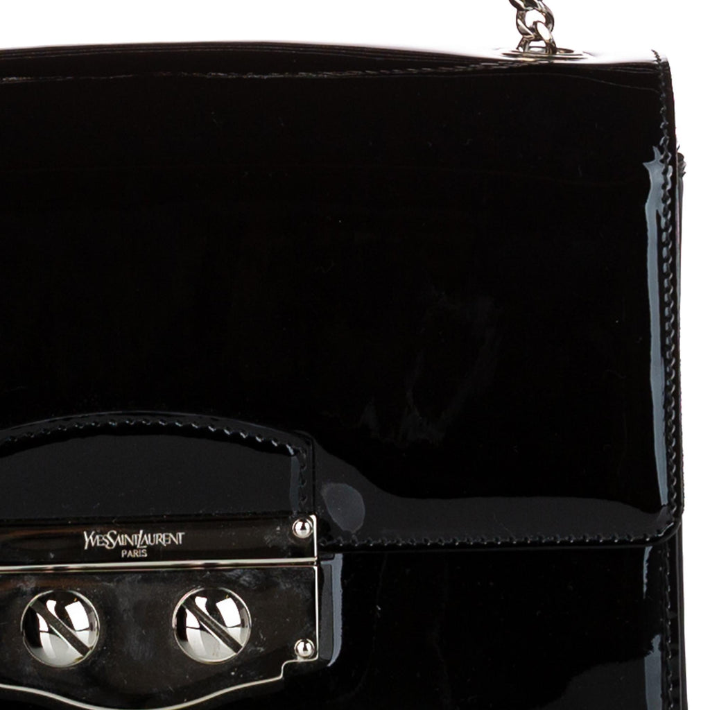 Saint Laurent Sac Le Sixieme Patent Leather Shoulder Bag (SHG-30749)