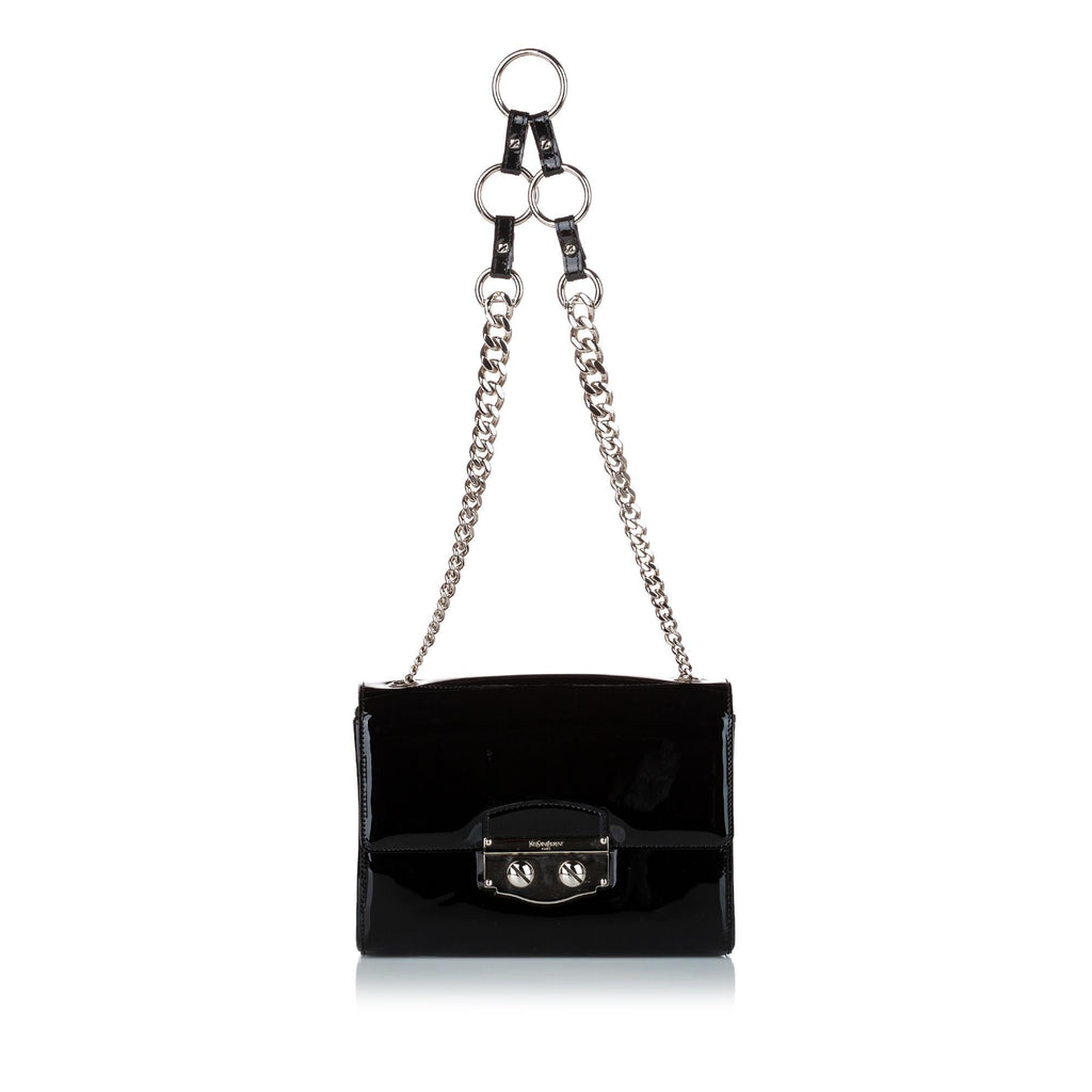 Saint Laurent Sac Le Sixieme Patent Leather Shoulder Bag (SHG-30749)