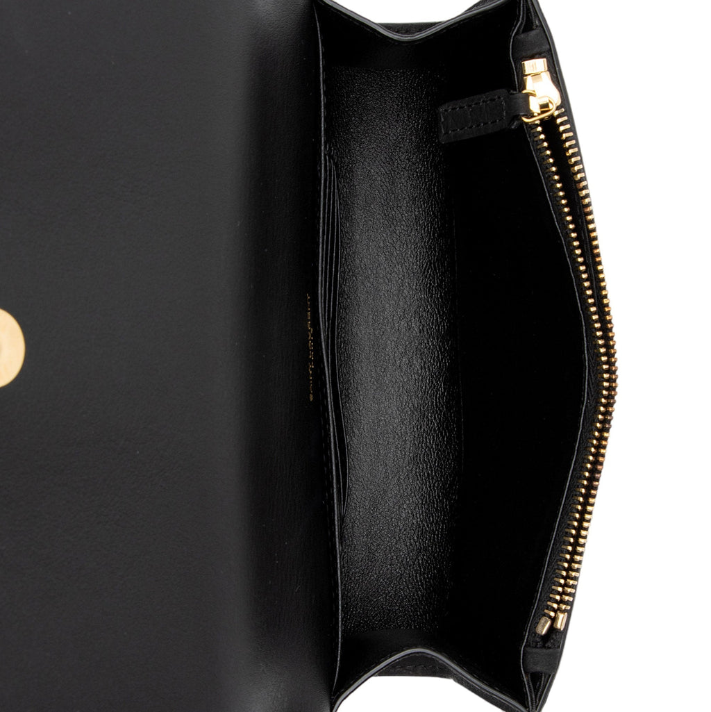 Saint Laurent Suede Croc Embossed Kate Belt Bag (SHF-fiWAvm)