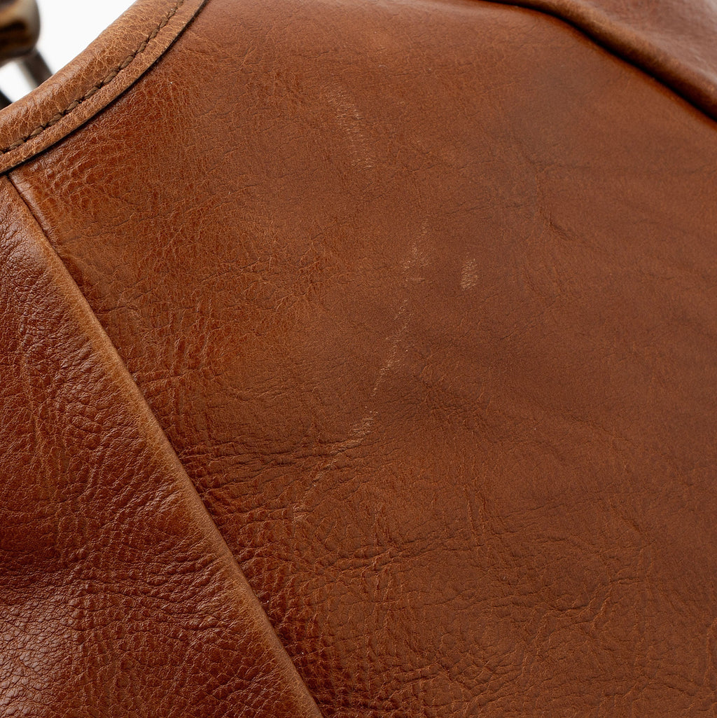 Saint Laurent Vintage Leather Mombasa Saint Tropez Shoulder Bag (SHF-wIHhzM)