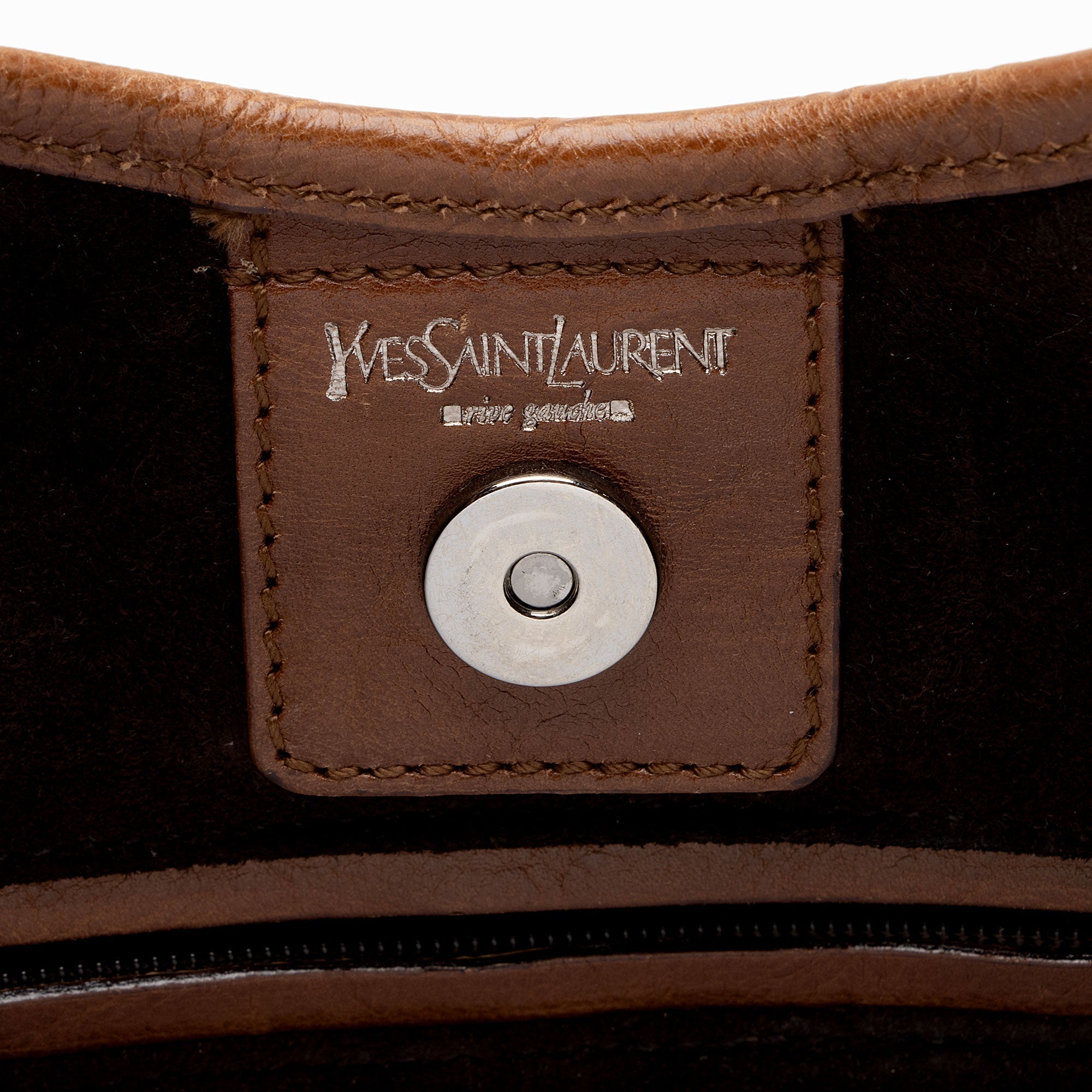 Saint Laurent Vintage Leather Mombasa Saint Tropez Shoulder Bag (SHF-wIHhzM)