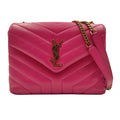 SAINT LAURENT Saint Laurent Loulou bag in fuchsia quilted leather