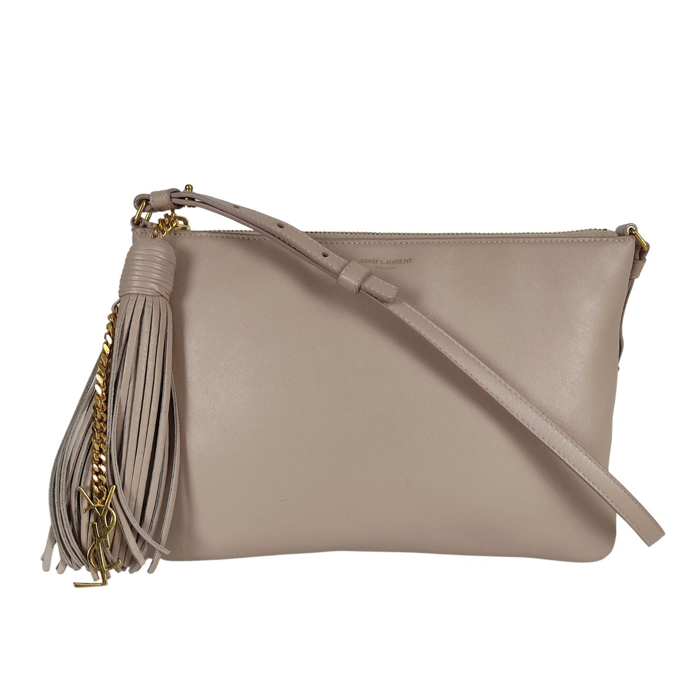 SAINT LAURENT Saint Laurent camera shoulder bag with logo in pink leather