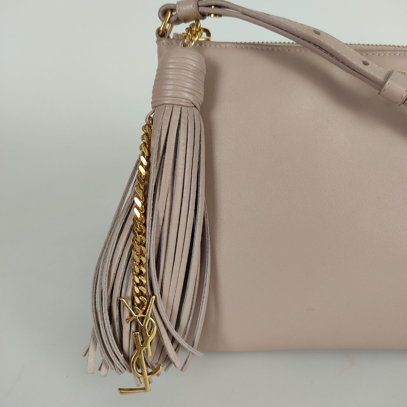 SAINT LAURENT Saint Laurent camera shoulder bag with logo in pink leather
