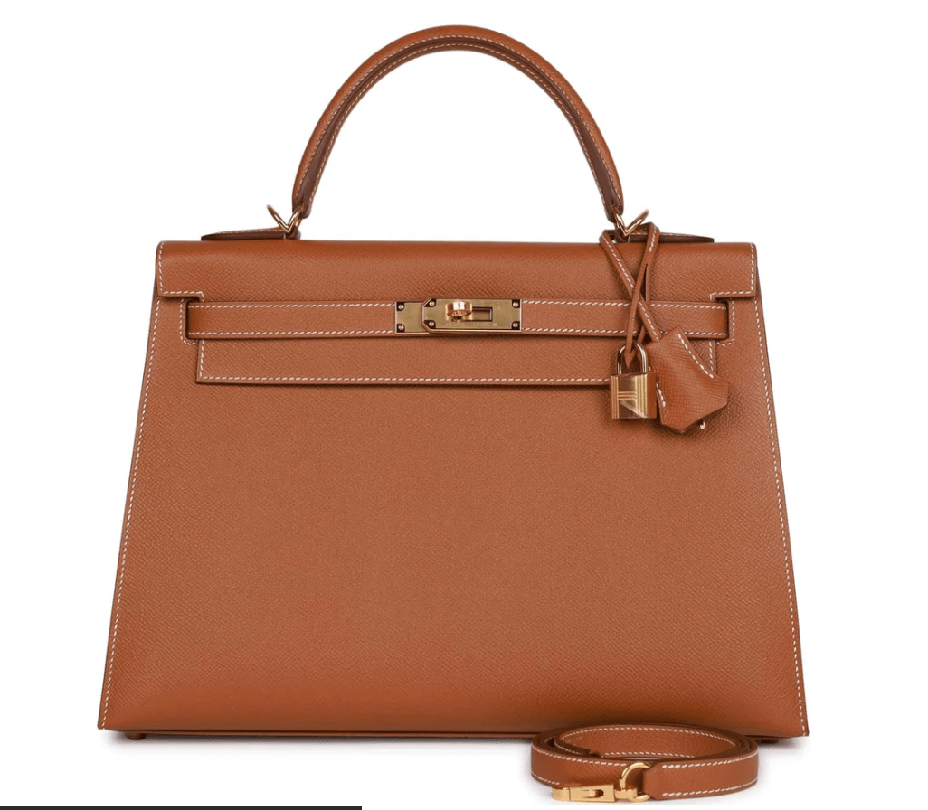 Hermes Kelly Sellier 32 Gold Epsom Gold Hardware Payment 3