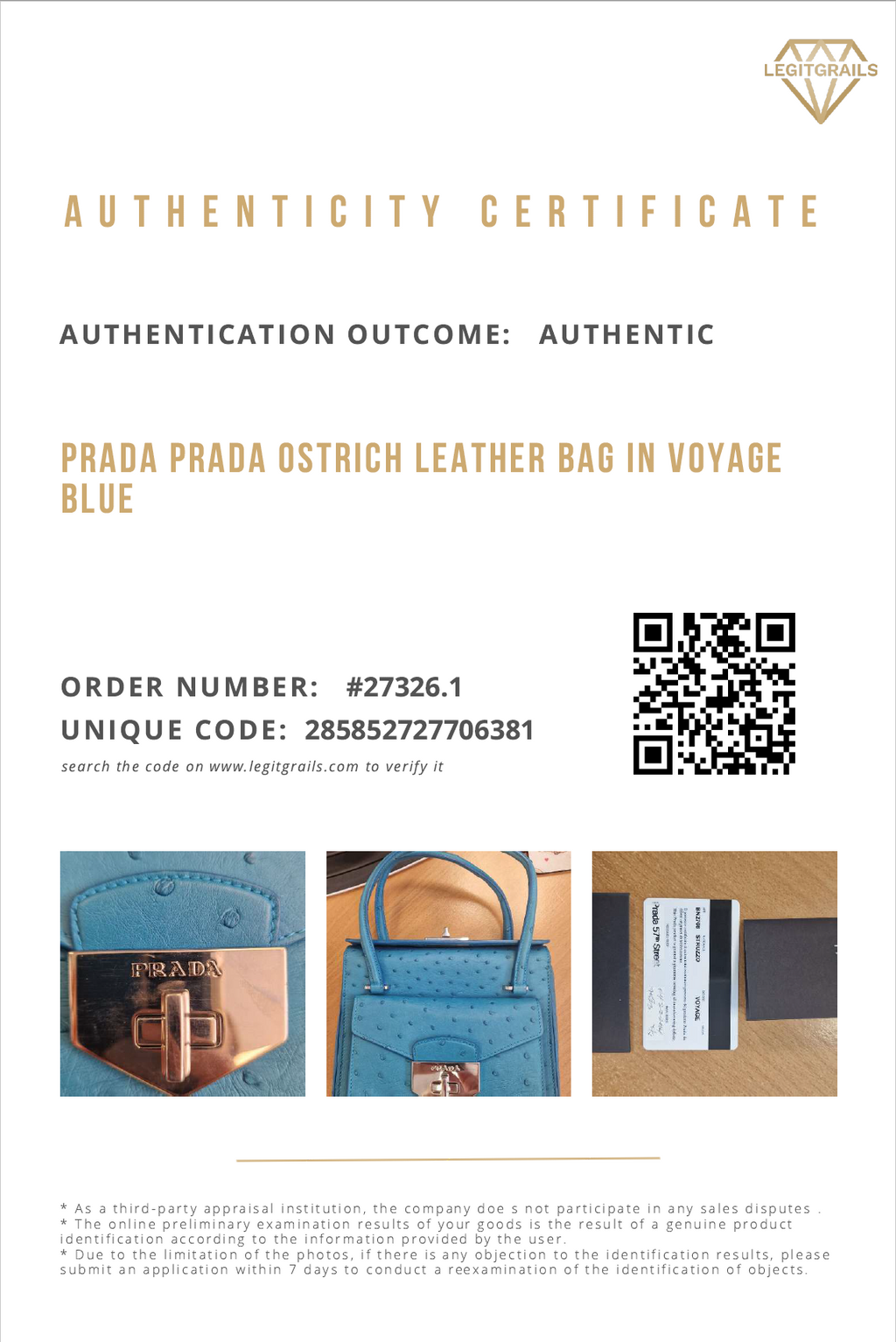 PRADA BAG