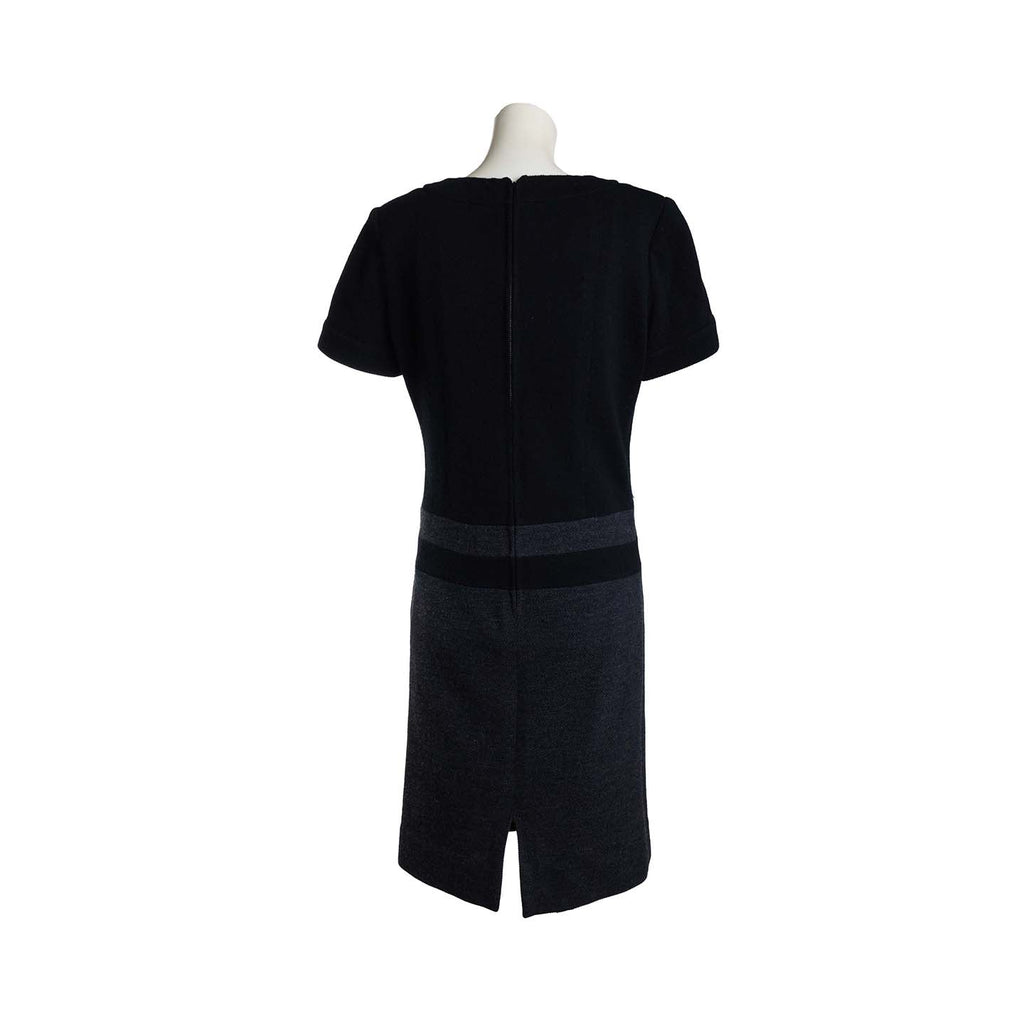 Chanel dress in black and anthracite gray wool - M - 2000s