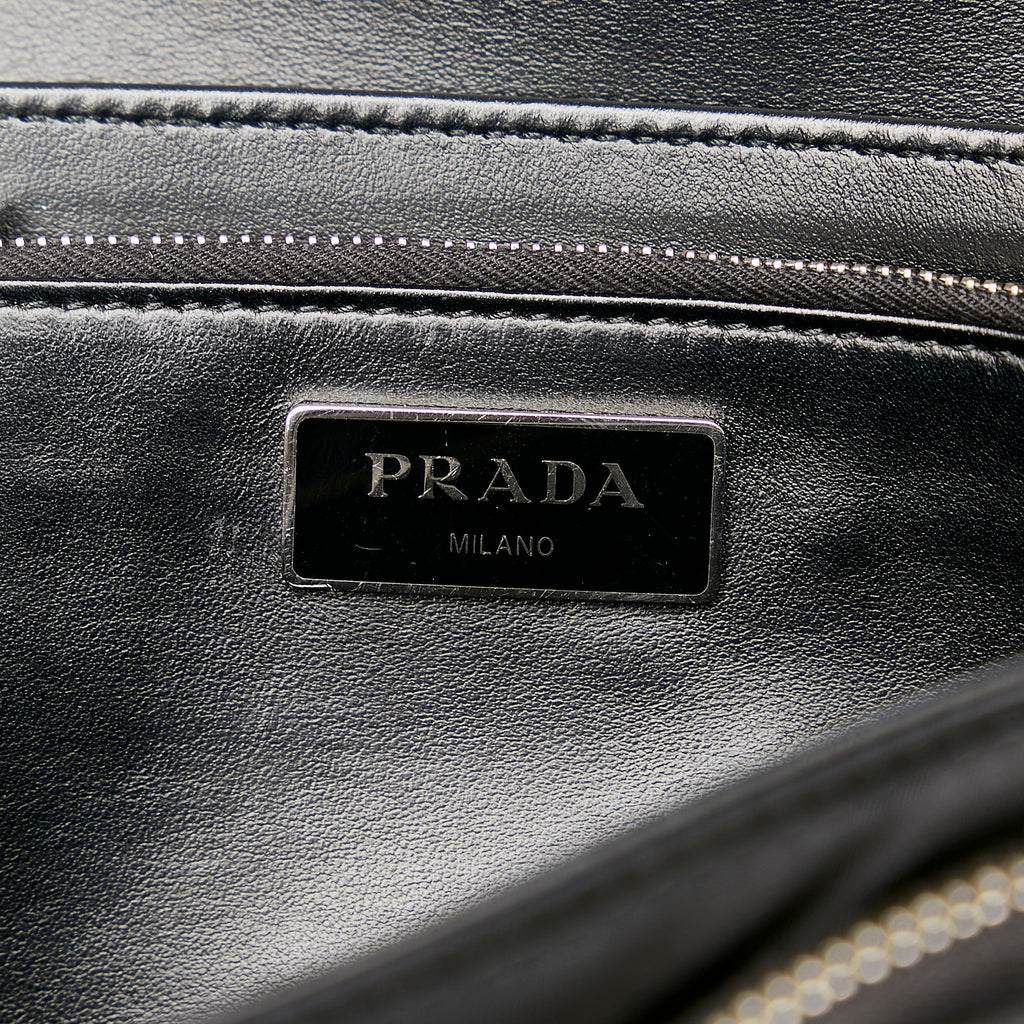 PRADA Re-Nylon & Spazzolato Pocket Crossbody Crossbody Bag