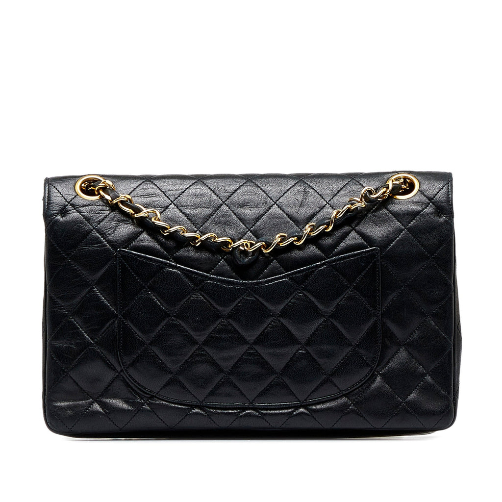 CHANEL Quilted Lambskin Double Flap Bag