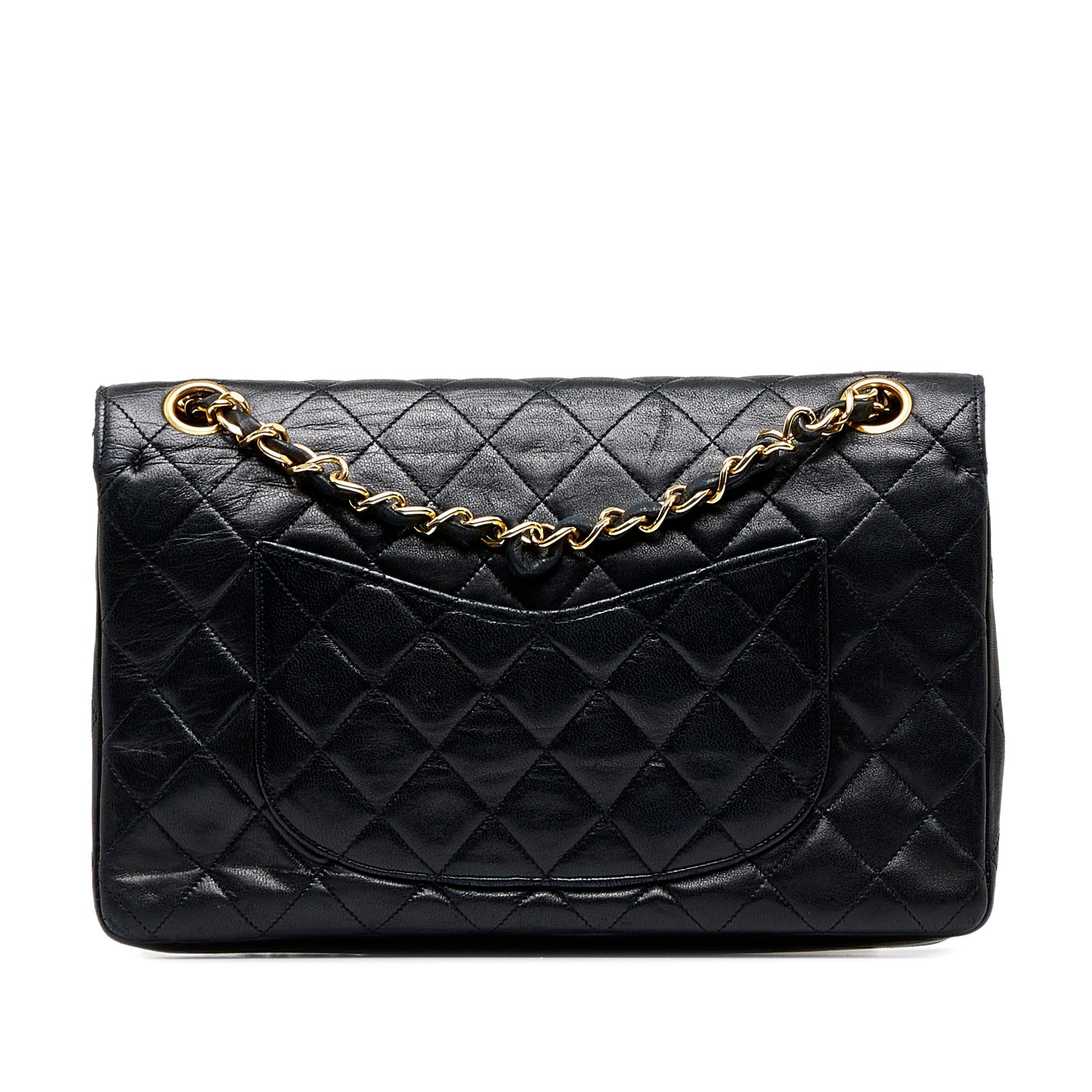 CHANEL Quilted Lambskin Double Flap Bag