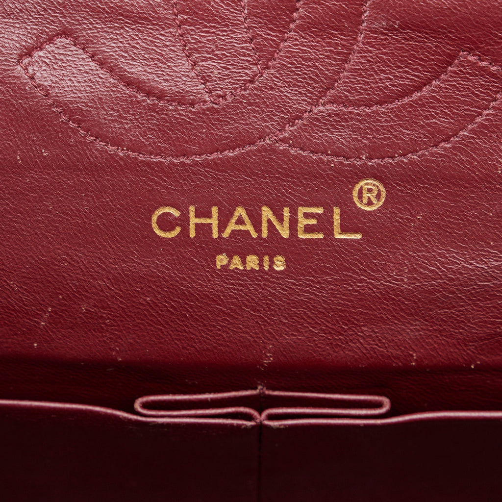 CHANEL Quilted Lambskin Double Flap Bag