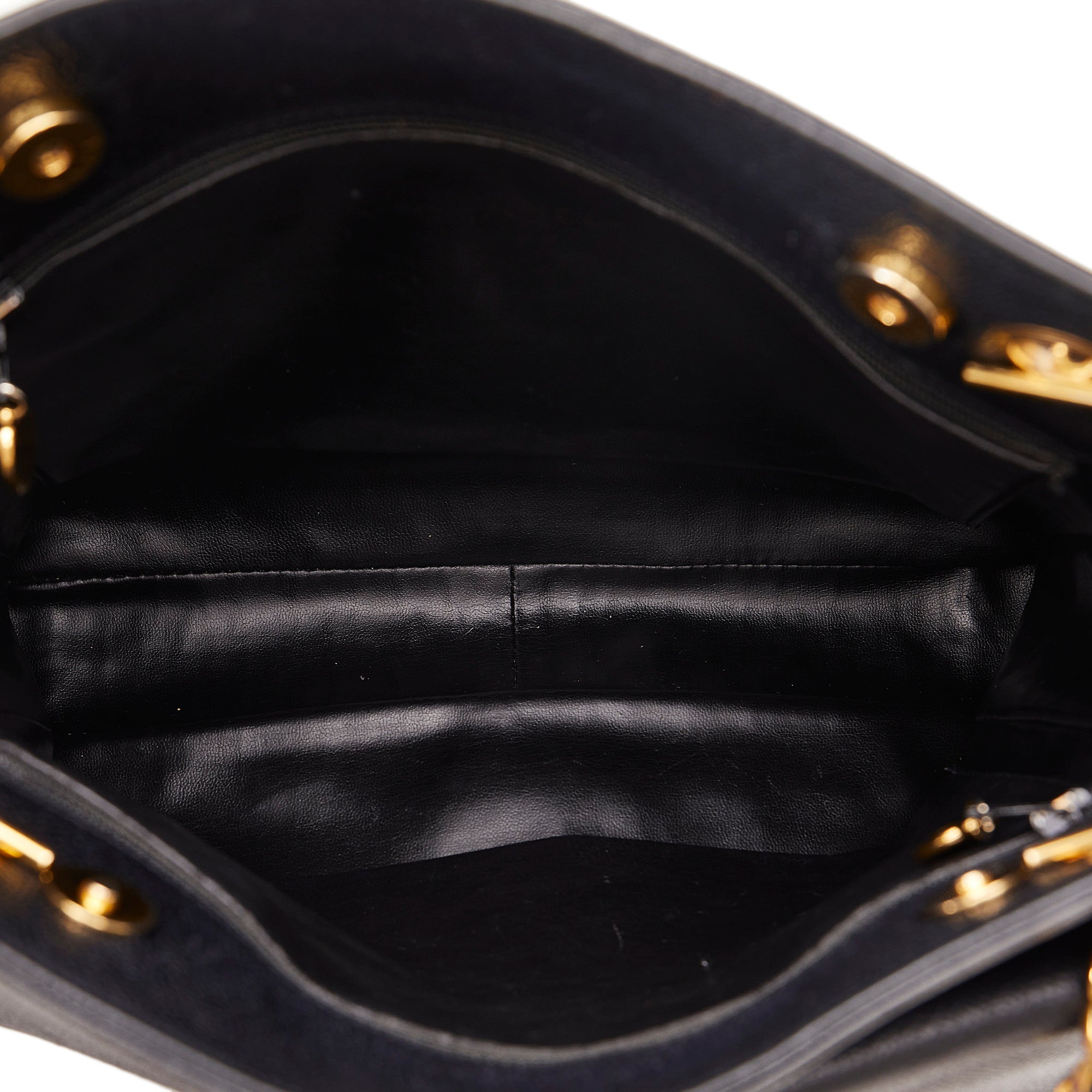 CHANEL CC Caviar Leather Shoulder Bag