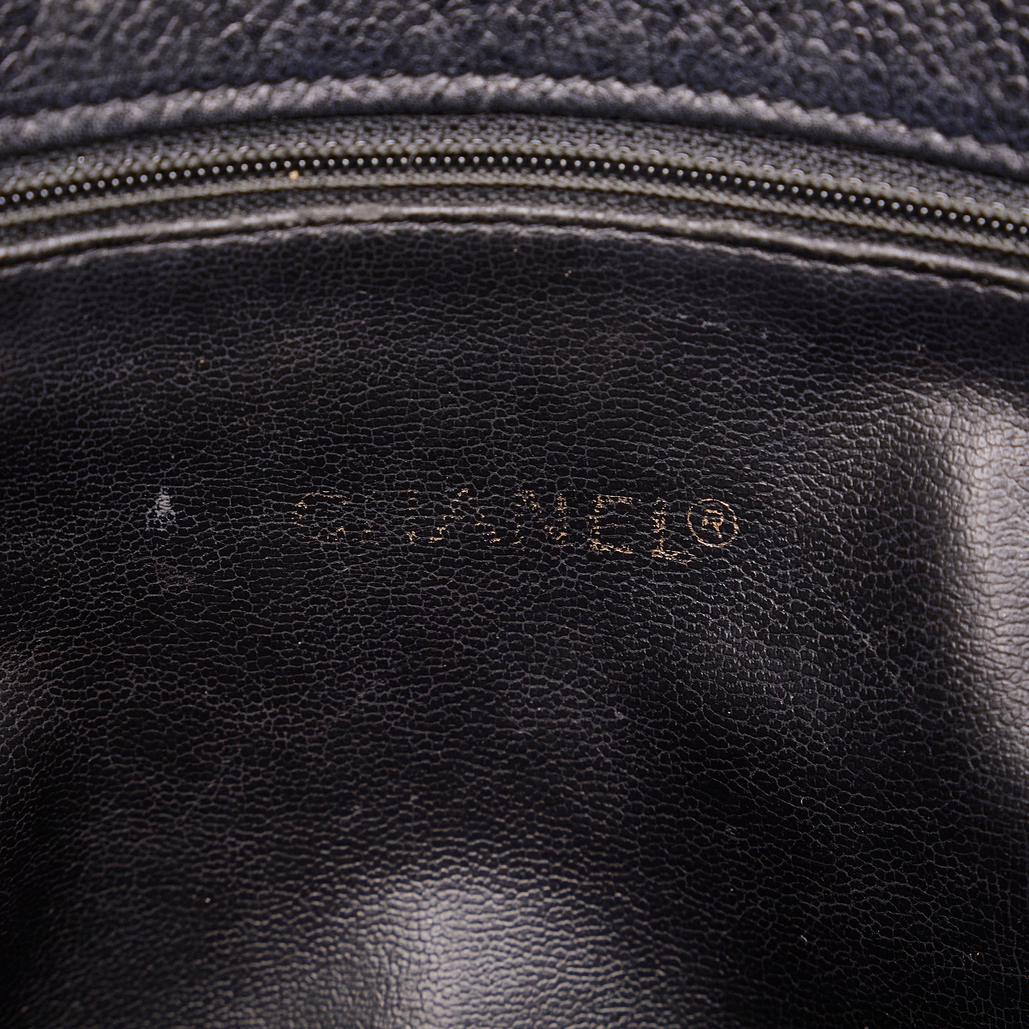 CHANEL CC Caviar Leather Shoulder Bag