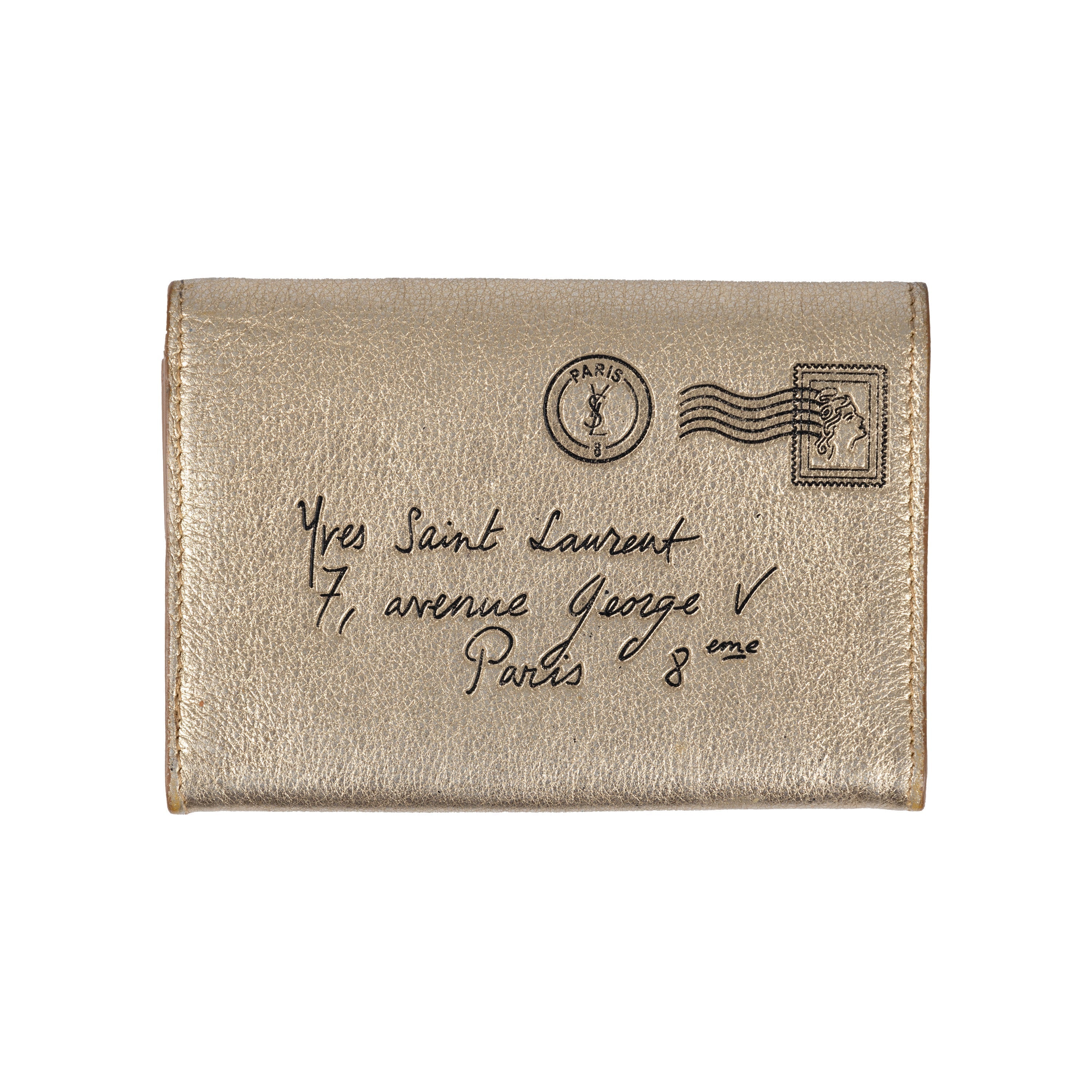 YVES SAINT LAURENT Yves Saint Laurent Leather Card Holder