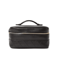 Chanel Vintage Black Leather Vanity Case