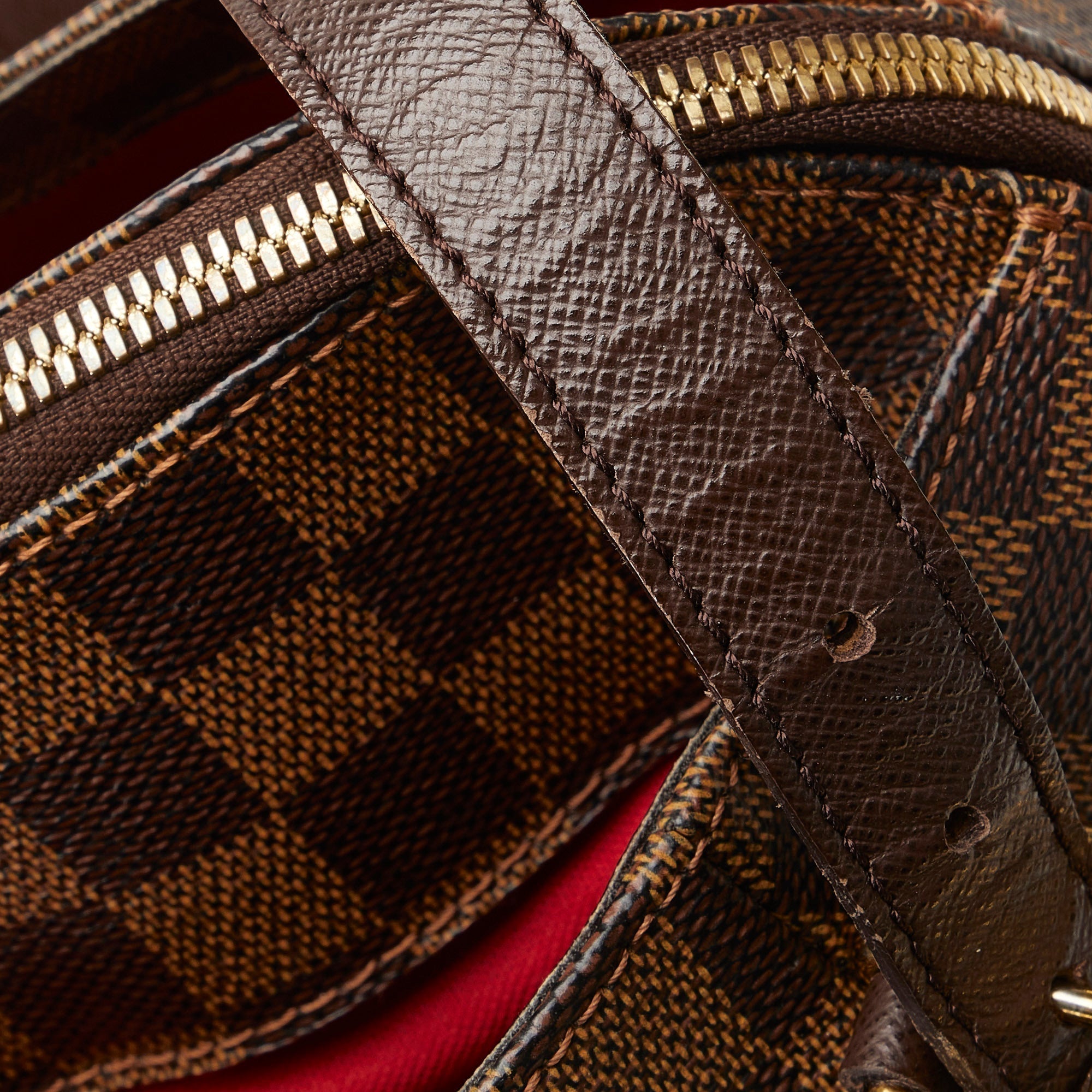 LOUIS VUITTON Damier Ebene Belem MM Shoulder Bag