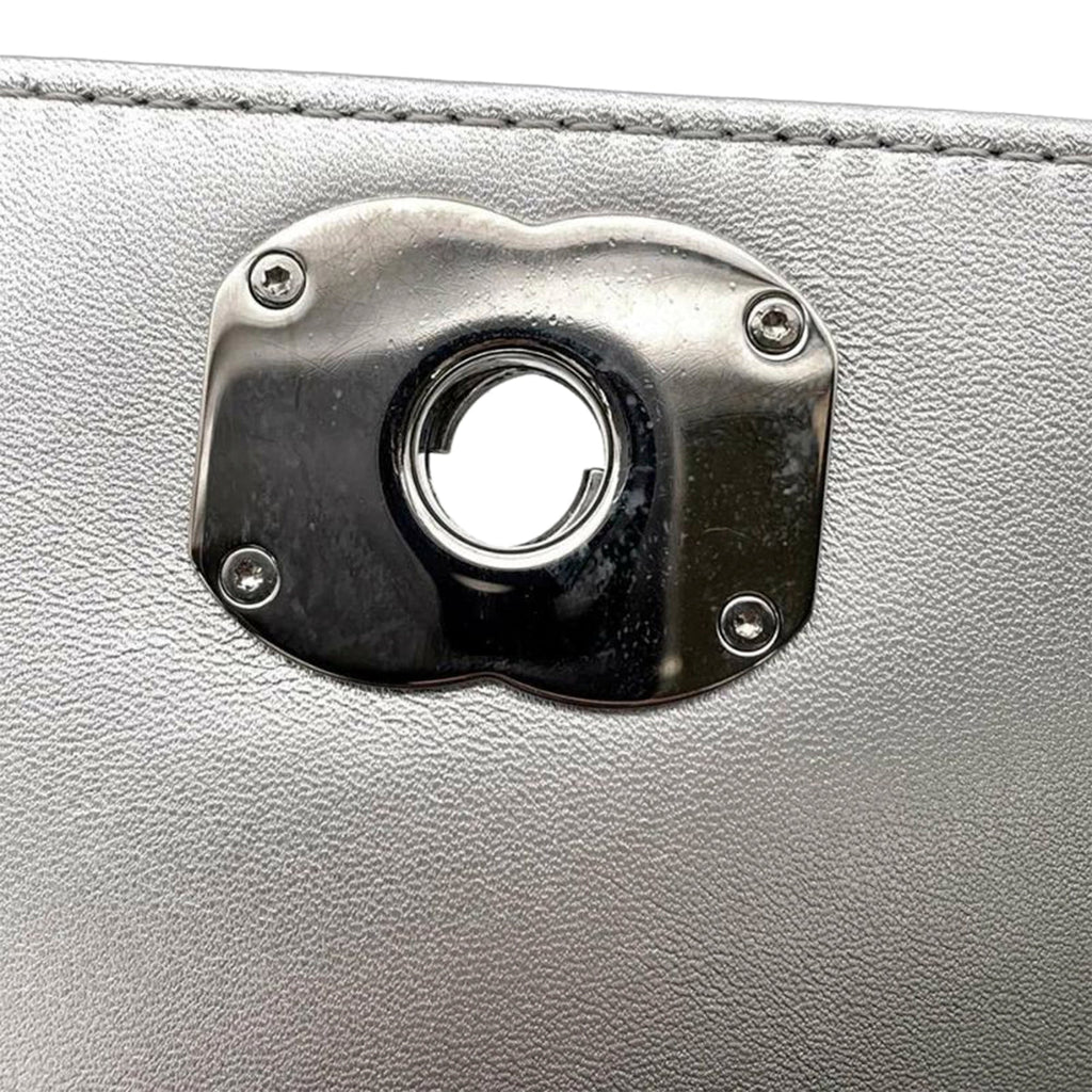 CHANEL Medium Patent Coco Boy Flap Bag