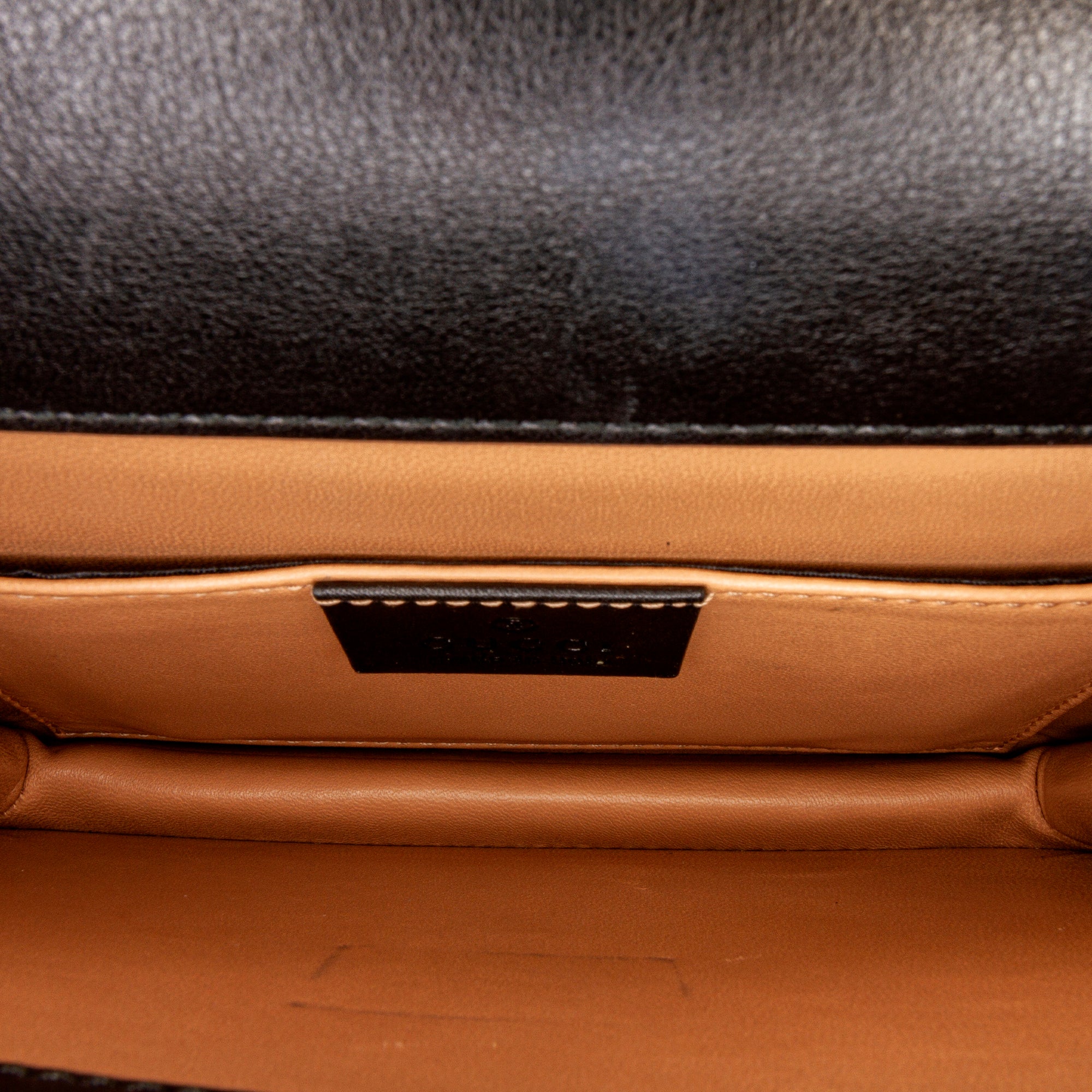 Gucci Chrystal Interlocking G Crossbody Bag Black Suede