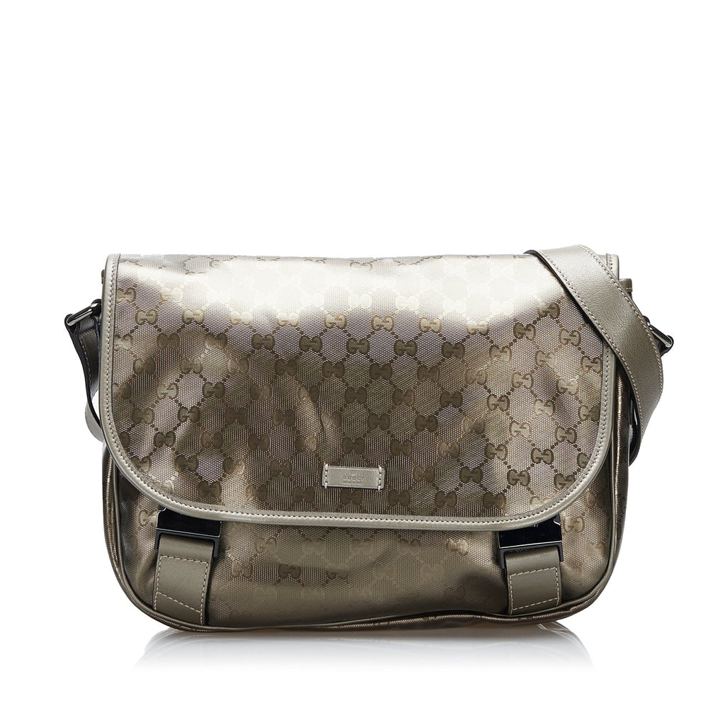 Gucci Crossbody Bag Gold GG Imprimé Canvas