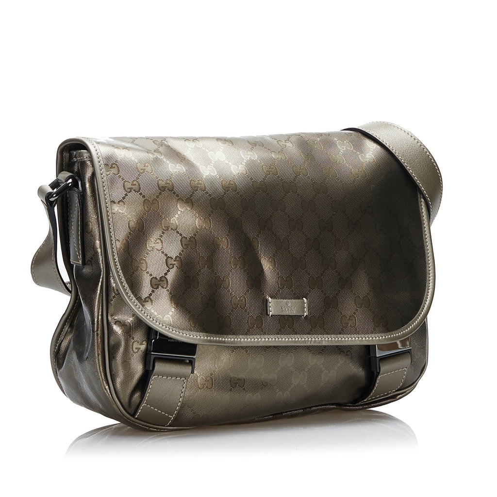 Gucci Crossbody Bag Gold GG Imprimé Canvas