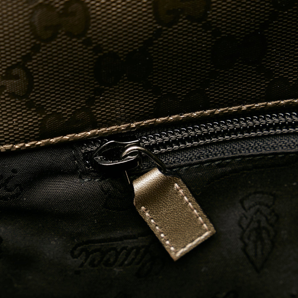 Gucci Crossbody Bag Gold GG Imprimé Canvas