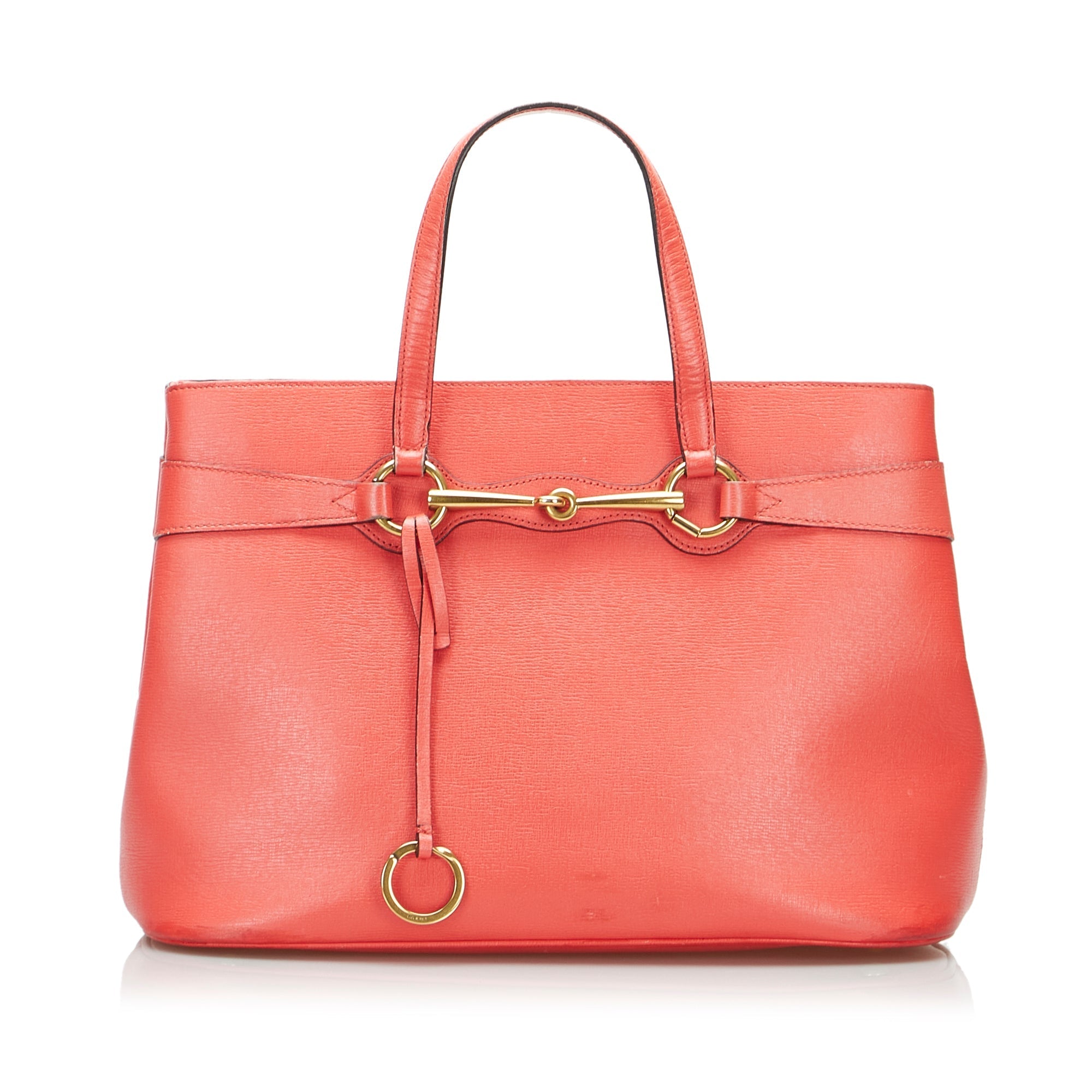Gucci Bright Bit Orange Leather