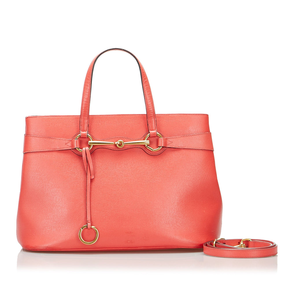 Gucci Bright Bit Orange Leather