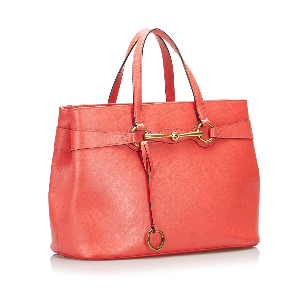 Gucci Bright Bit Orange Leather