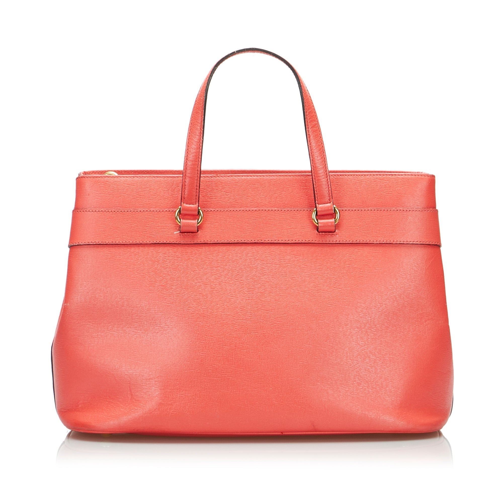 Gucci Bright Bit Orange Leather