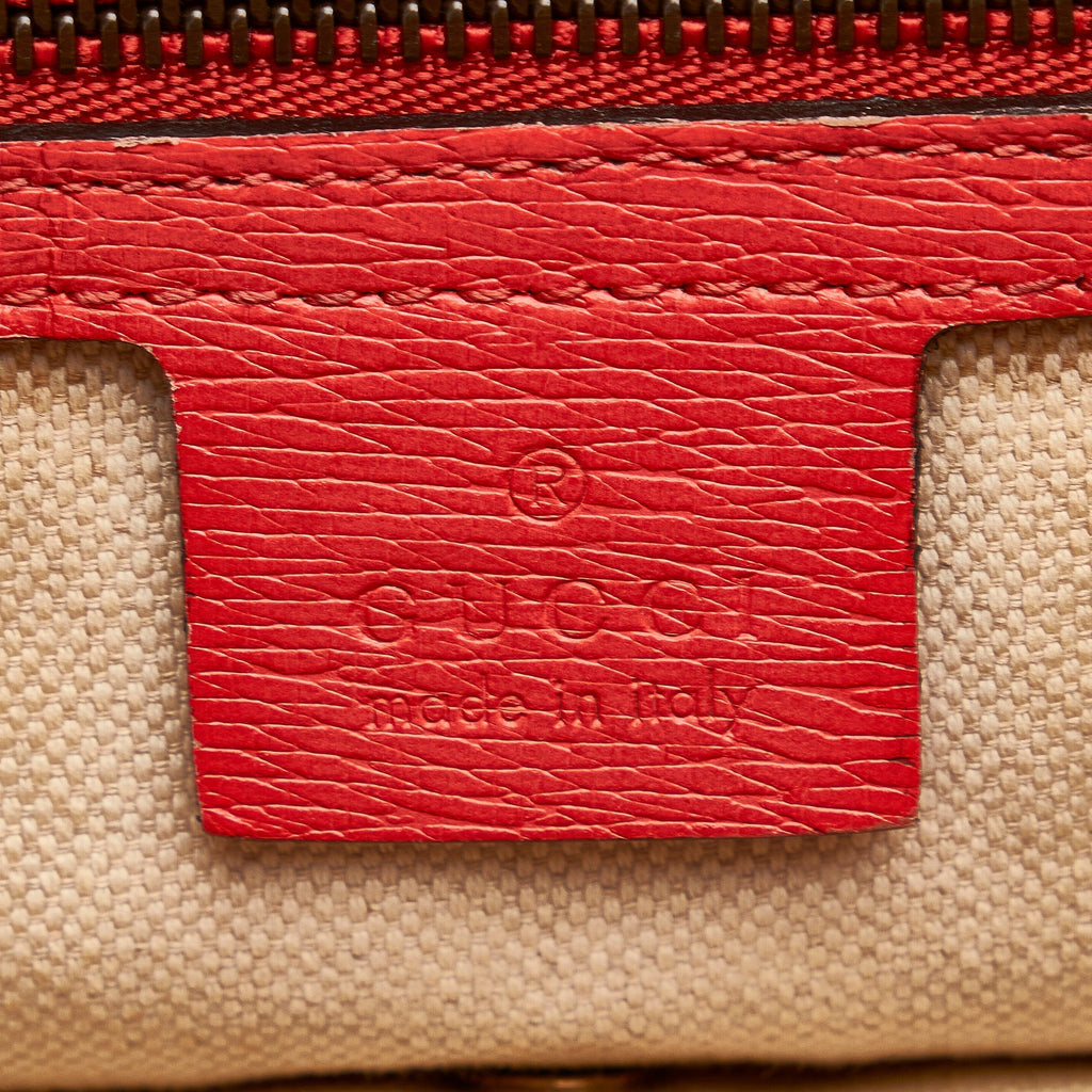 Gucci Bright Bit Orange Leather