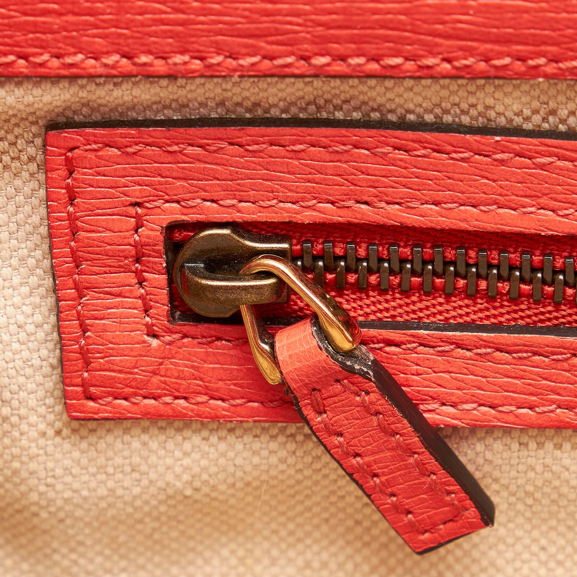 Gucci Bright Bit Orange Leather