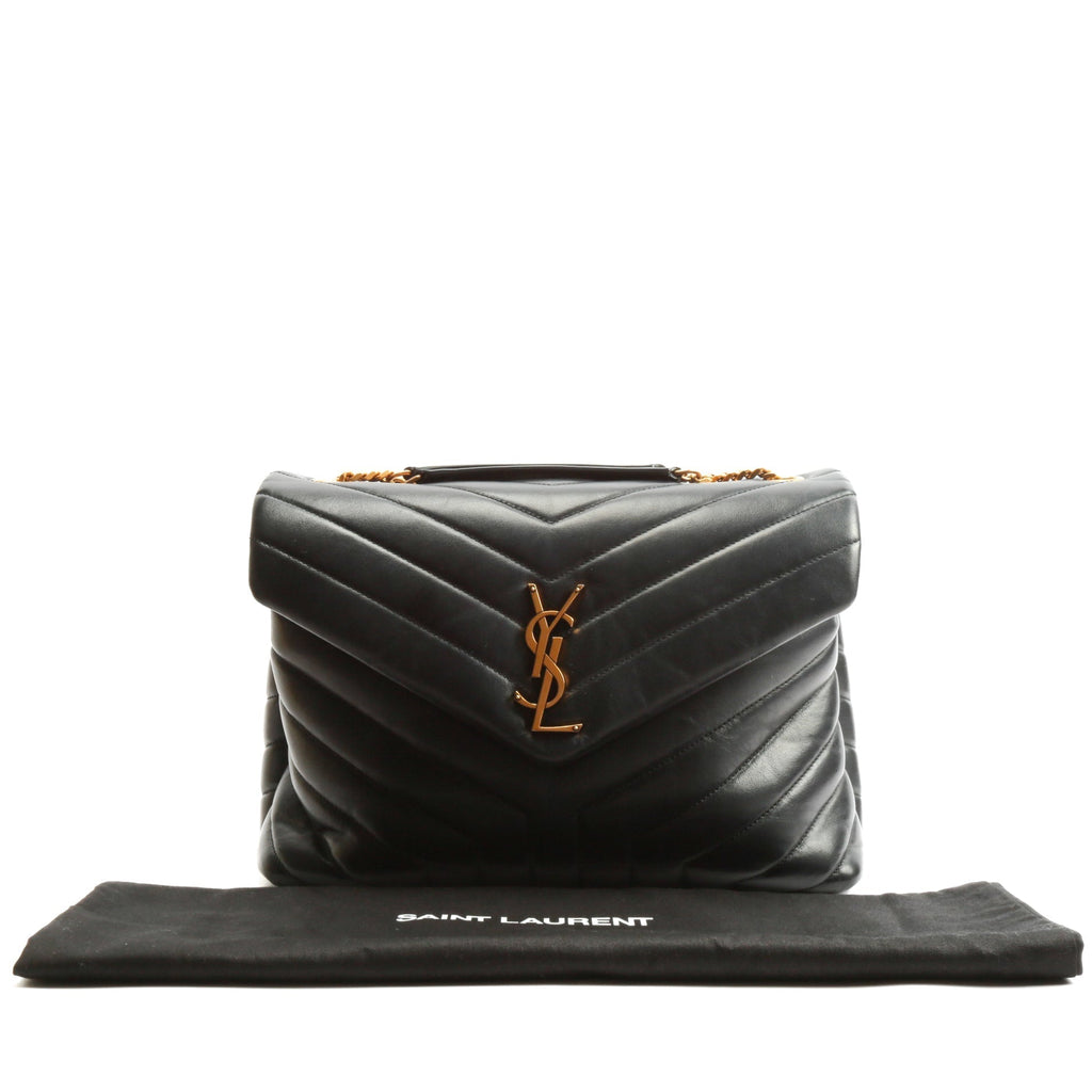 SAINT LAURENT Lou Lou Med Black