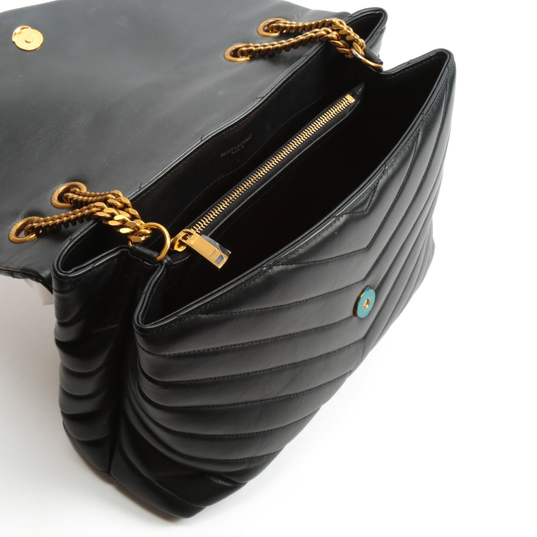 SAINT LAURENT Lou Lou Med Black