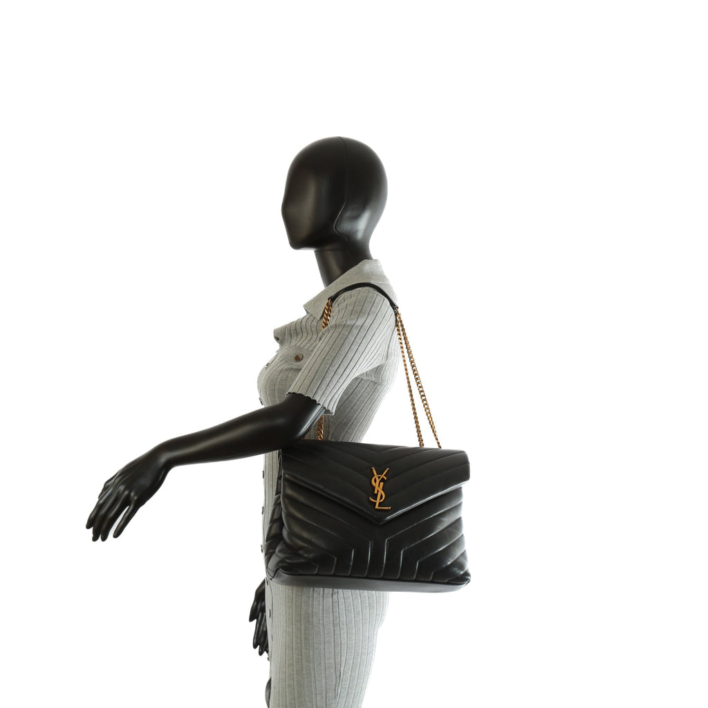 SAINT LAURENT Lou Lou Med Black