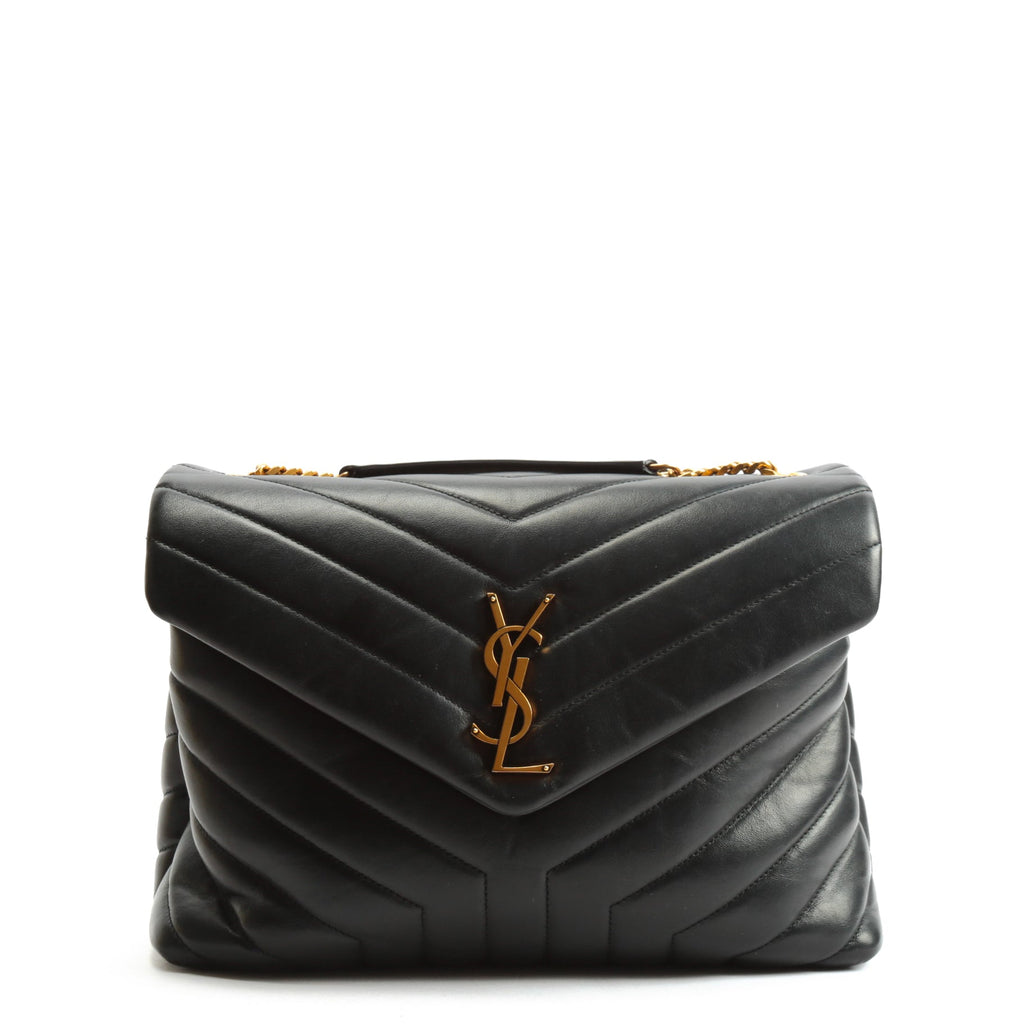 SAINT LAURENT Lou Lou Med Black