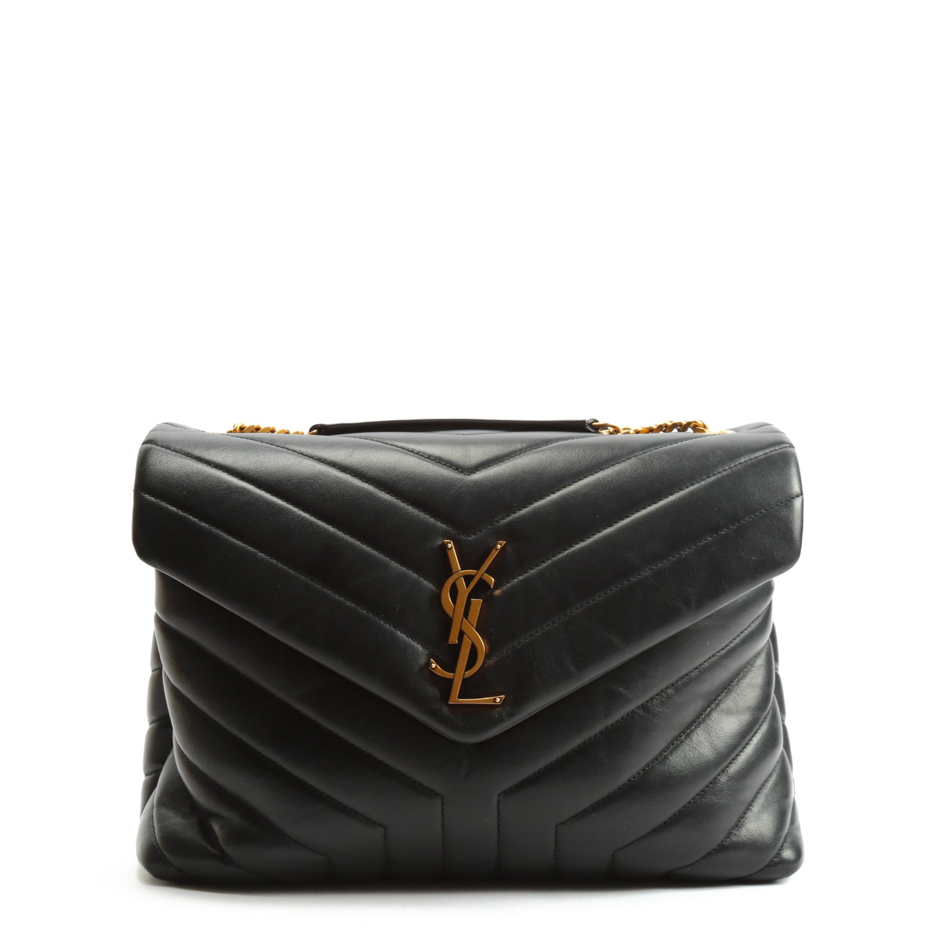 SAINT LAURENT Lou Lou Med Black