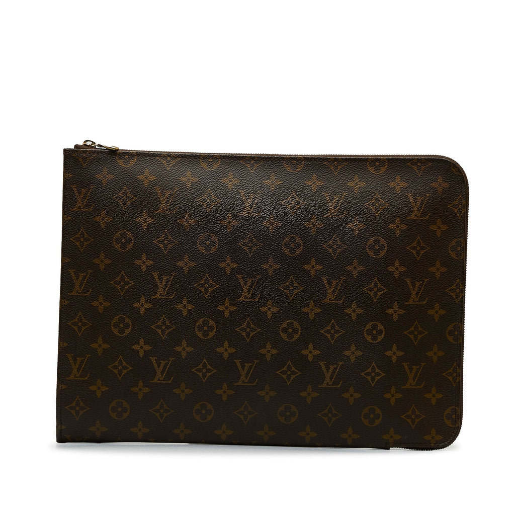 LOUIS VUITTON Monogram Poche-Documents Portfolio 30 Clutch Bag