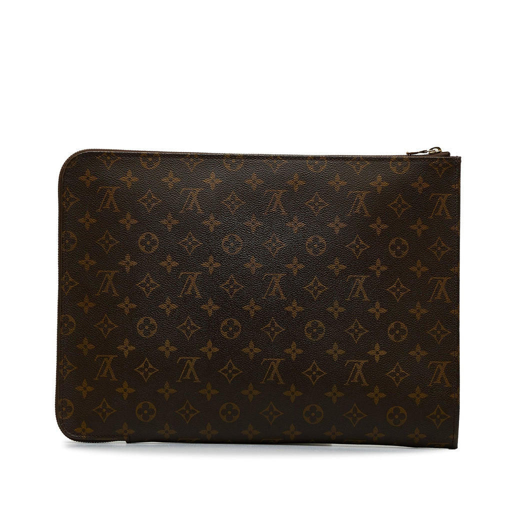 LOUIS VUITTON Monogram Poche-Documents Portfolio 30 Clutch Bag