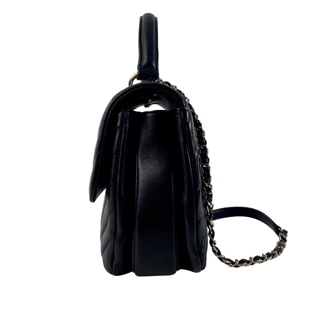 CHANEL Medium CC Chevron Trendy Flap Bag