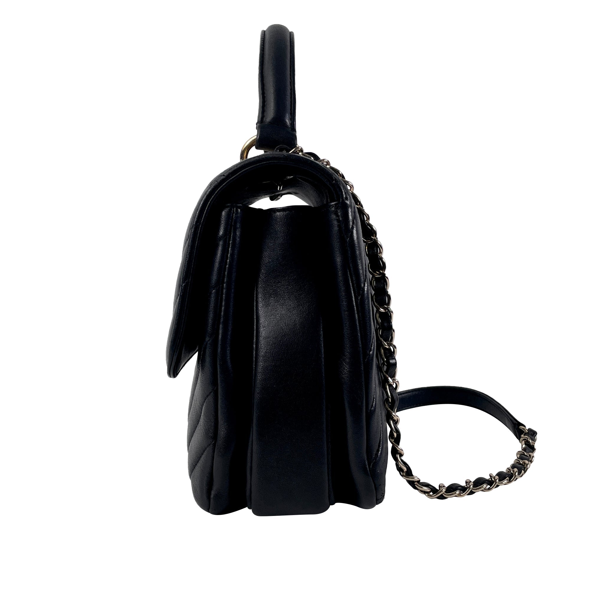 CHANEL Medium CC Chevron Trendy Flap Bag