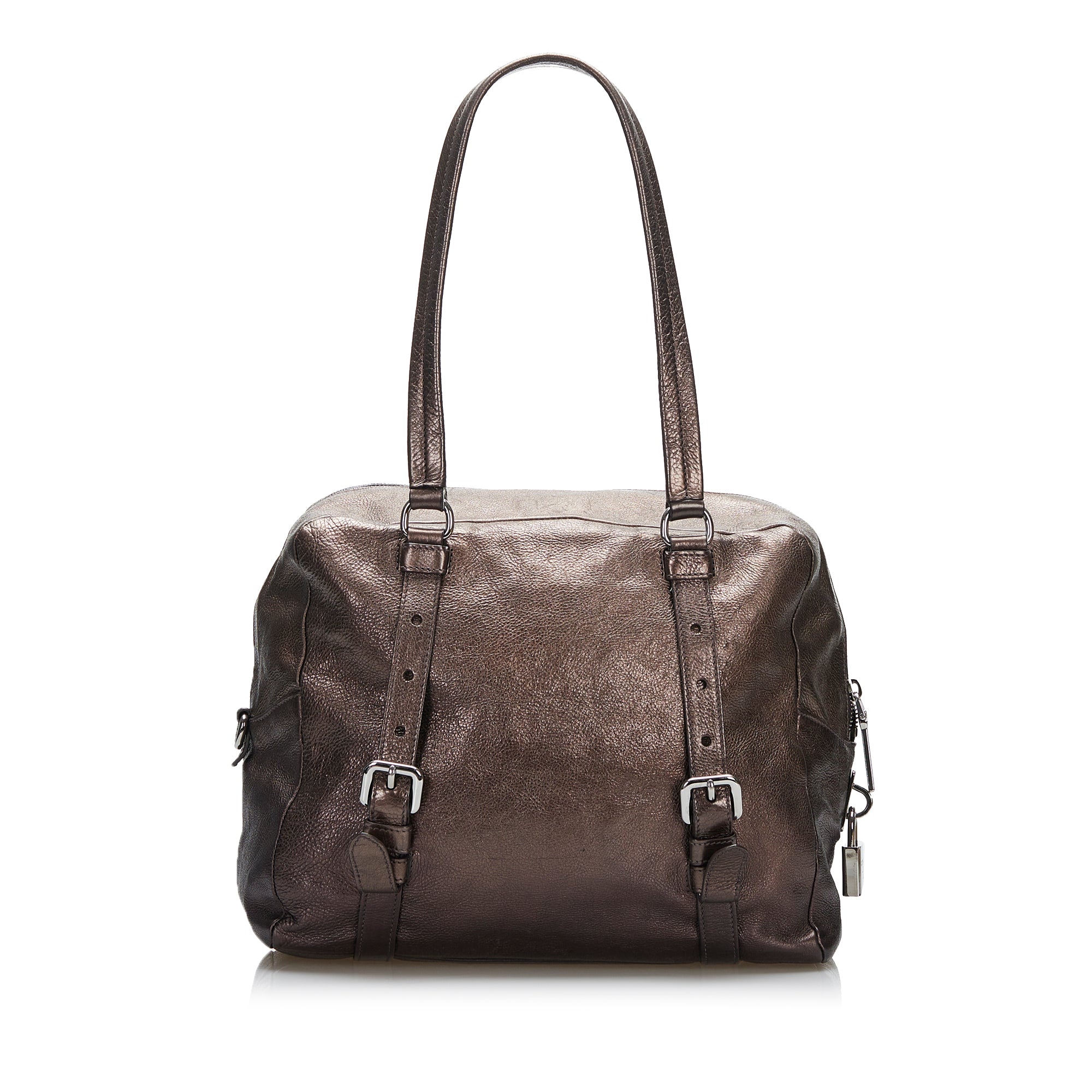 PRADA Leather Shoulder Bag