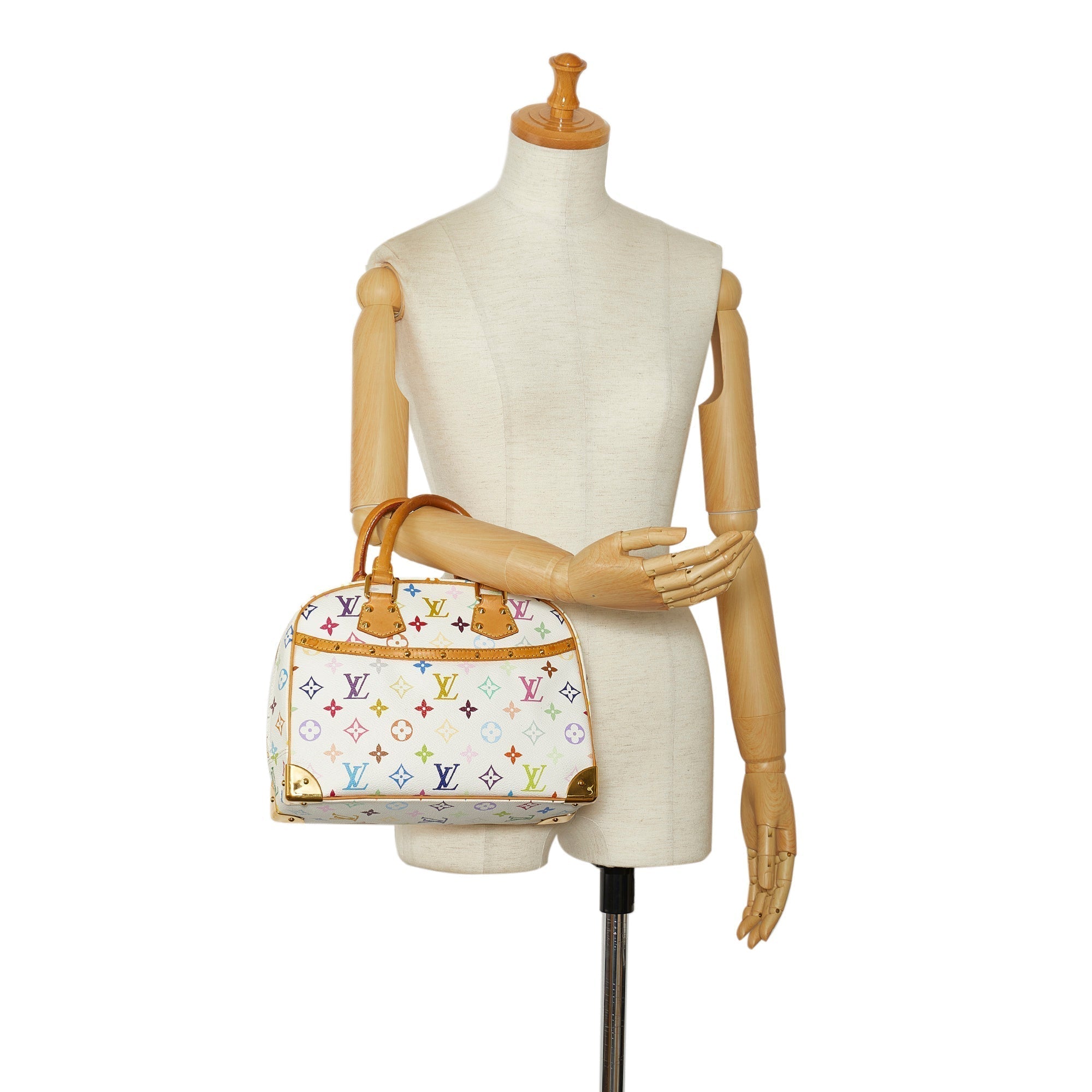 LOUIS VUITTON Monogram Multicolore Trouville Handbag