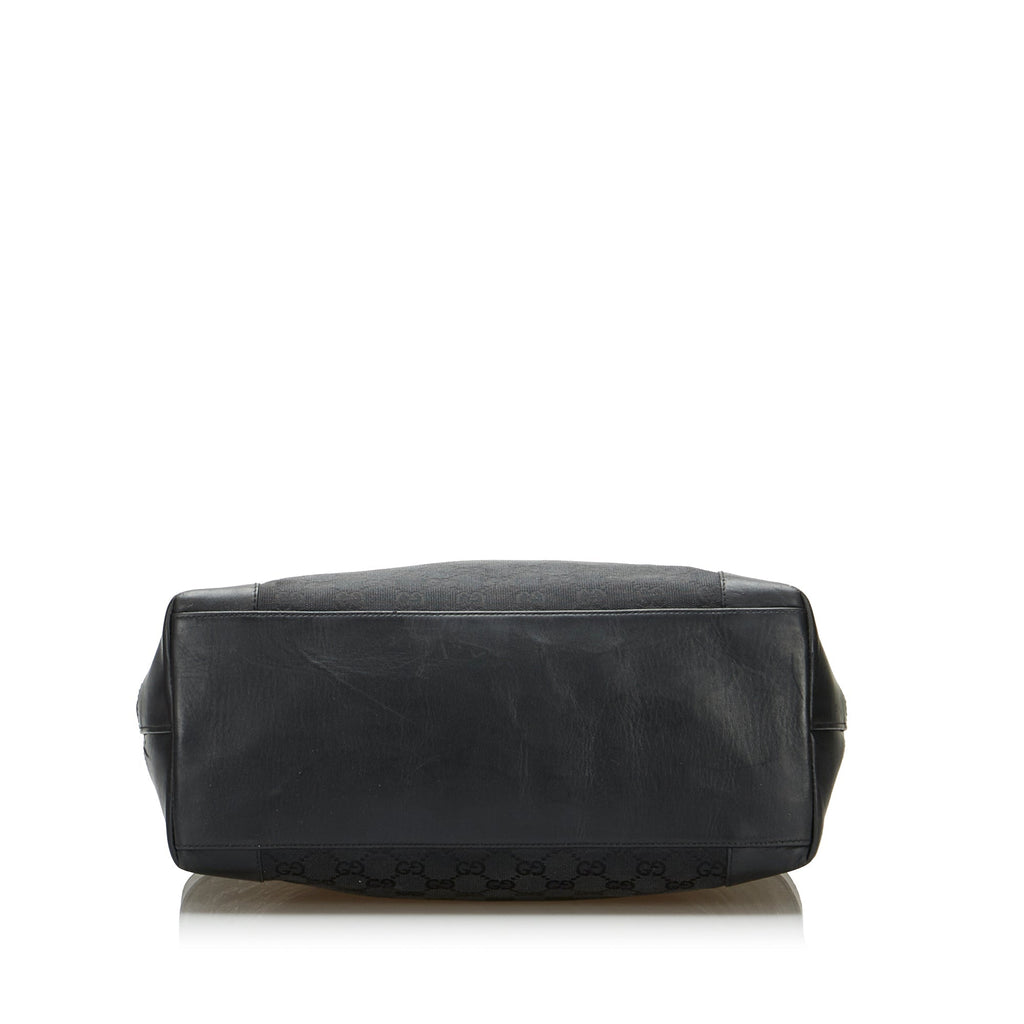 Gucci Tote Bag Black GG Canvas