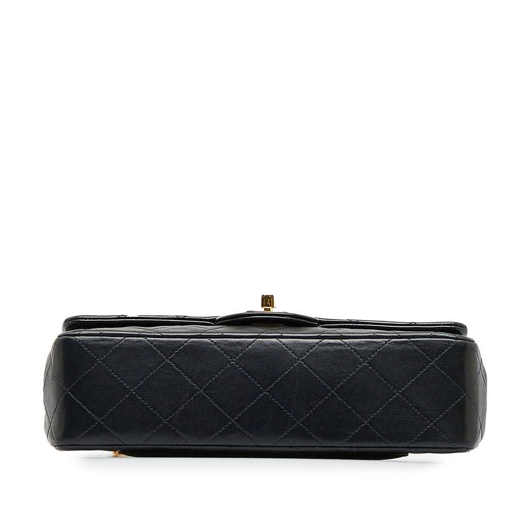 CHANEL Small Classic Lambskin Double Flap Shoulder Bag