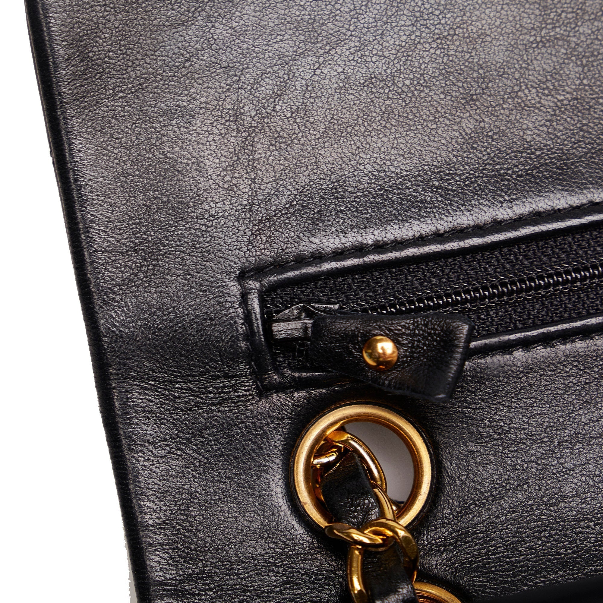 CHANEL Small Classic Lambskin Double Flap Shoulder Bag