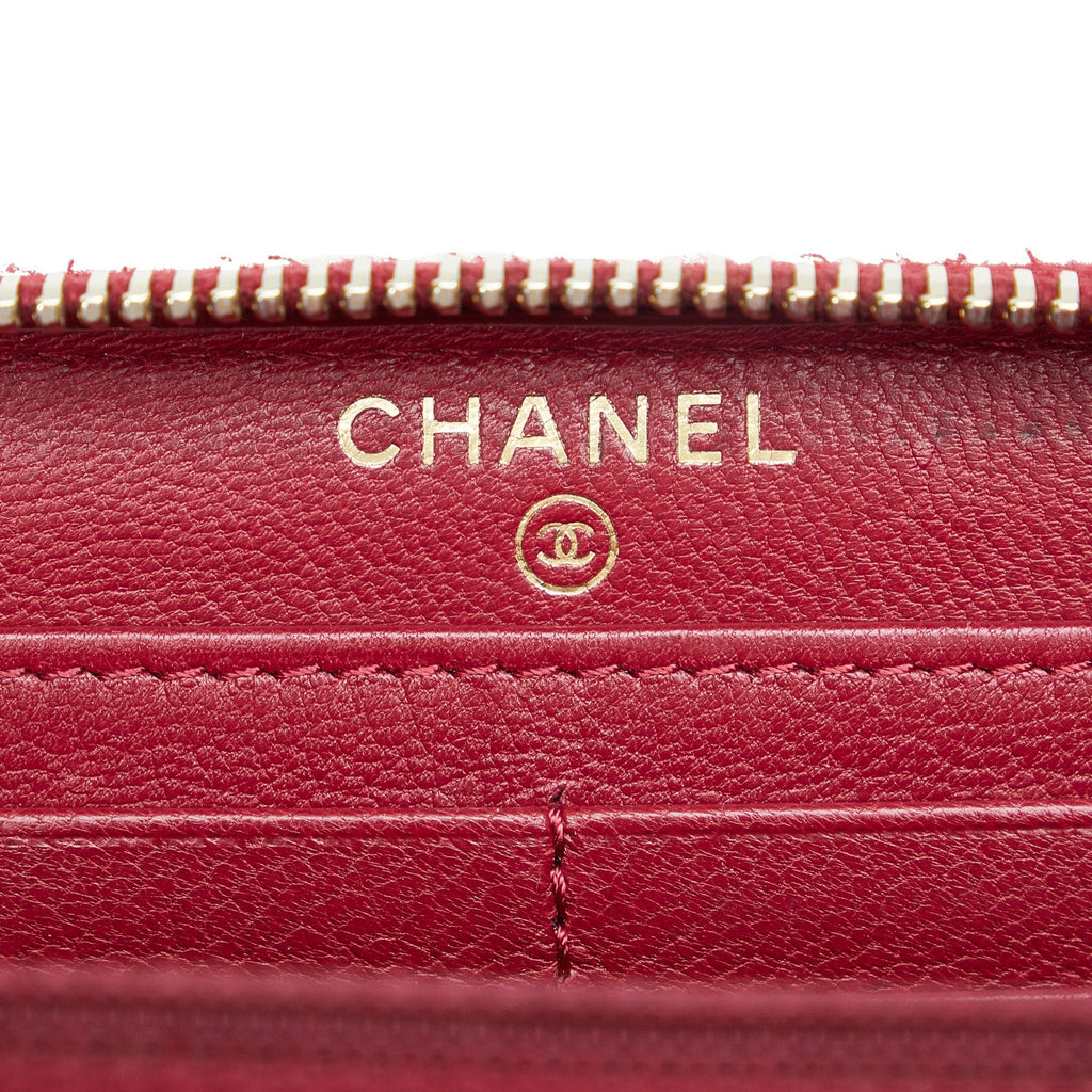 CHANEL 19 Zip Around Wallet Long Wallets