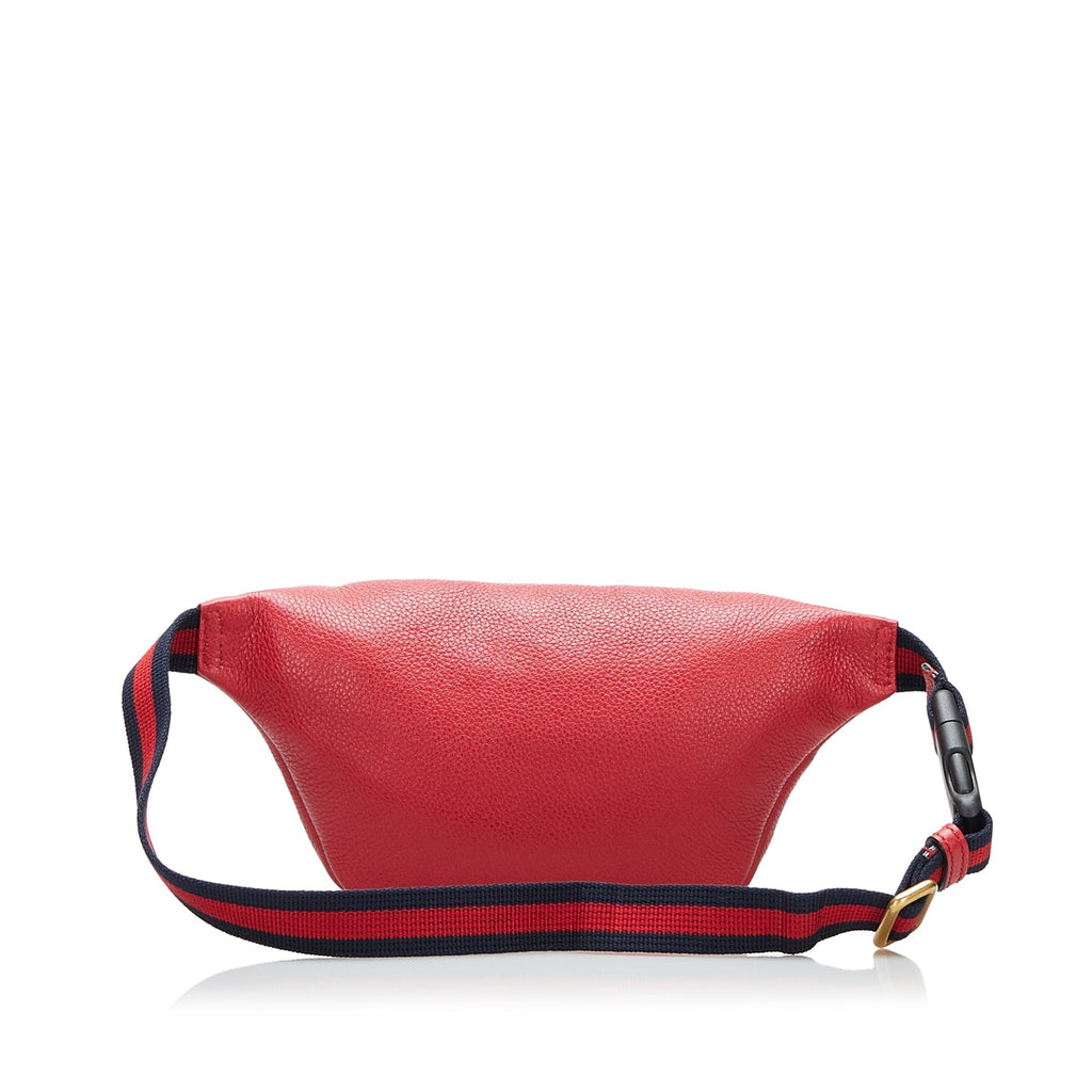 Gucci Logo Belt Bag Red